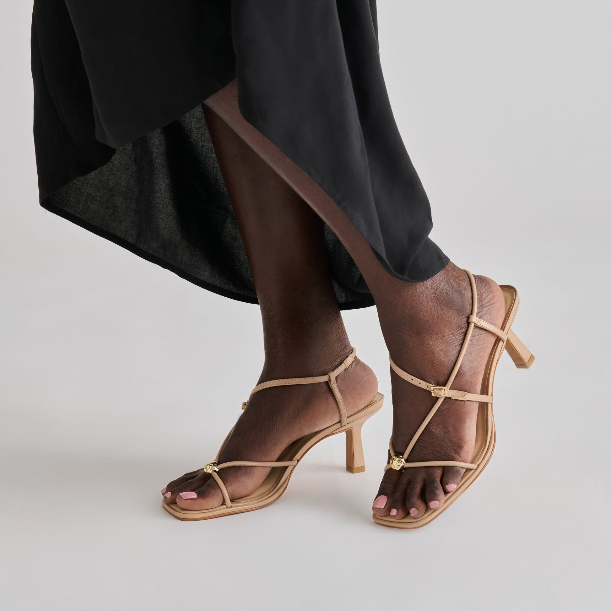 Mylee Light Tan Leather Heels