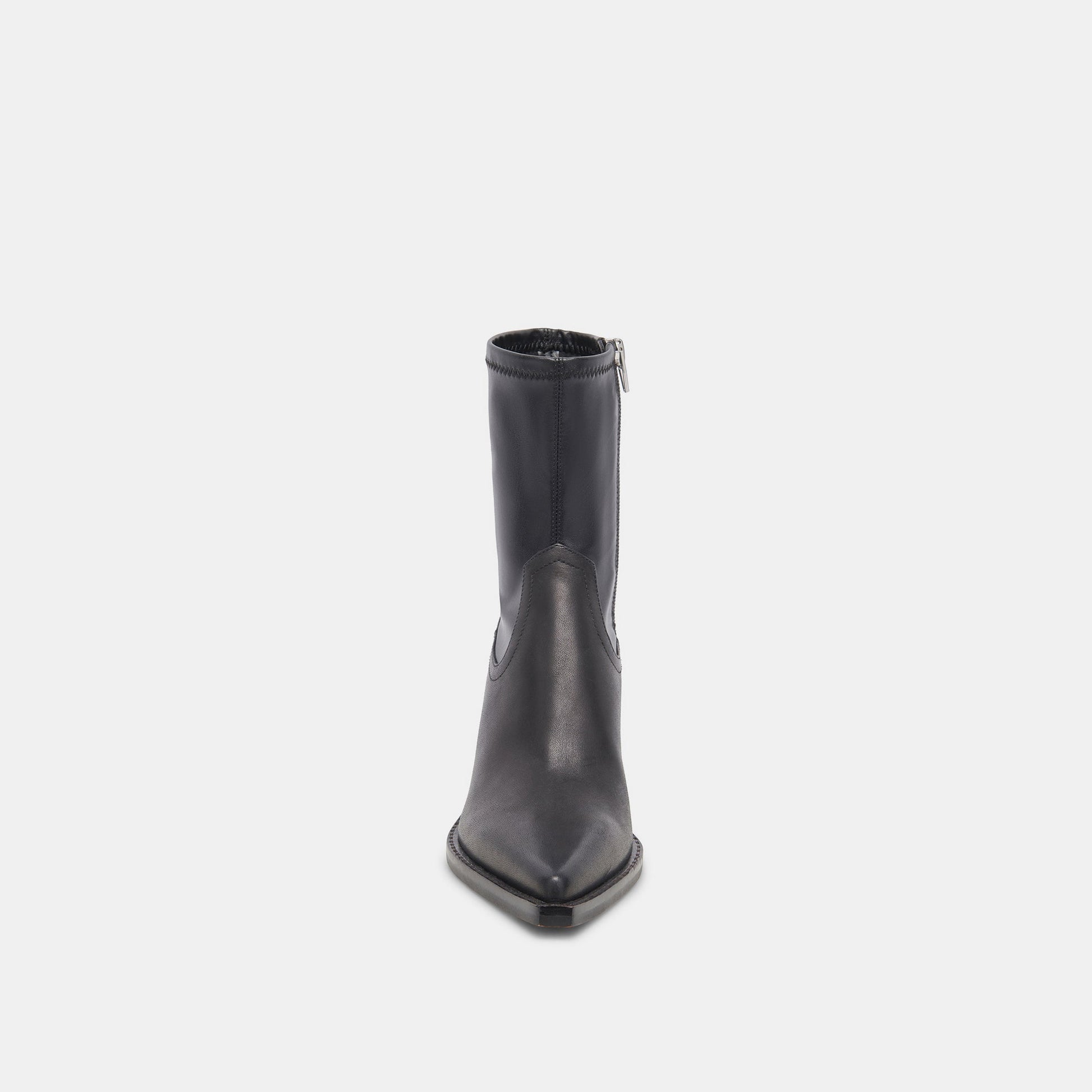 Rutger Boots Black Leather | Women's Black Leather Mid-Ankle Boots
 – Dolce Vita