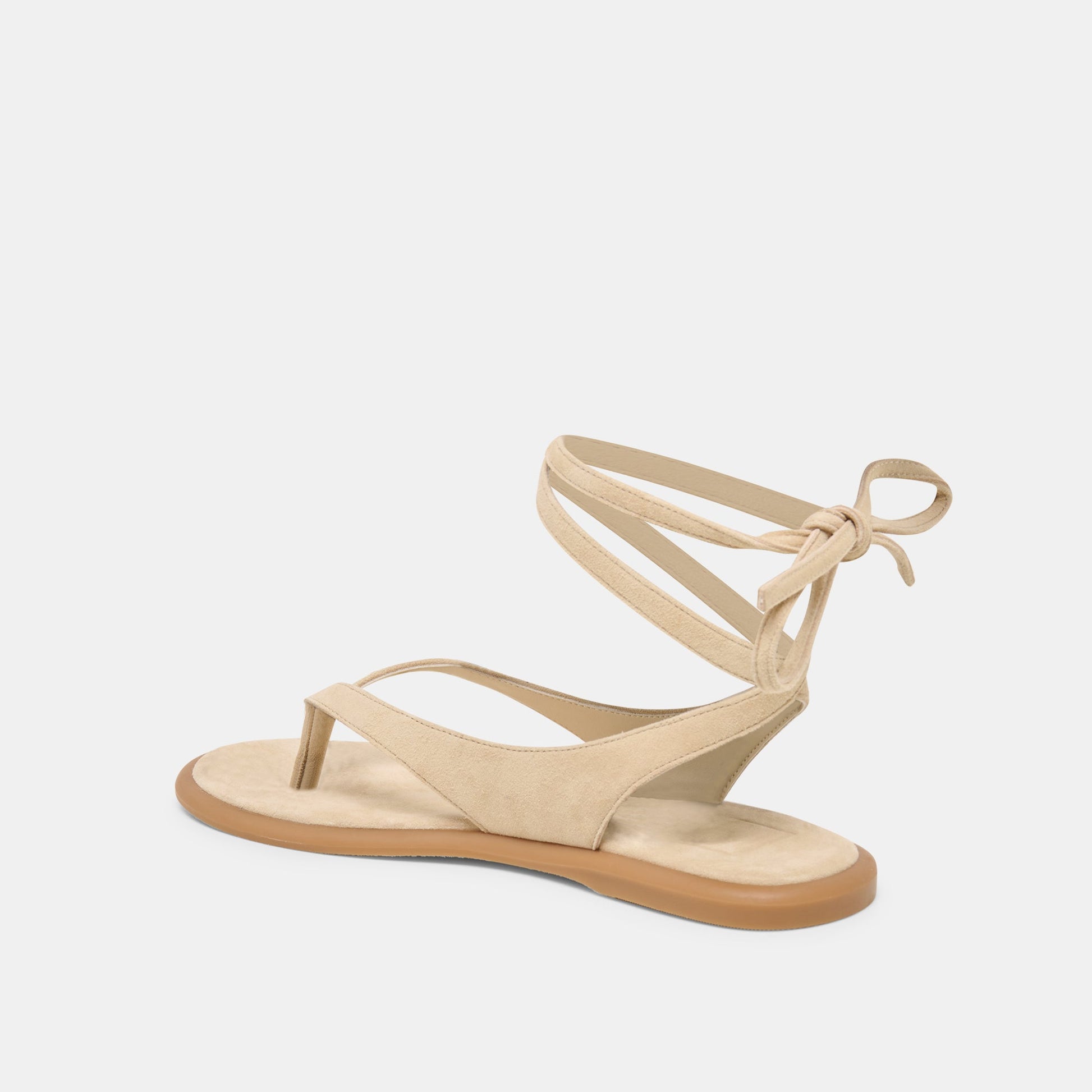 Jayden Almond Suede Sandals