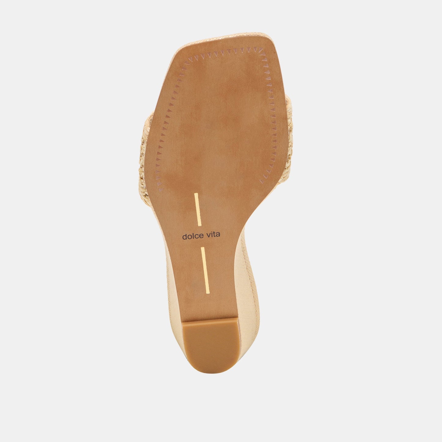 Qaily Lt Natural Raffia Wedges