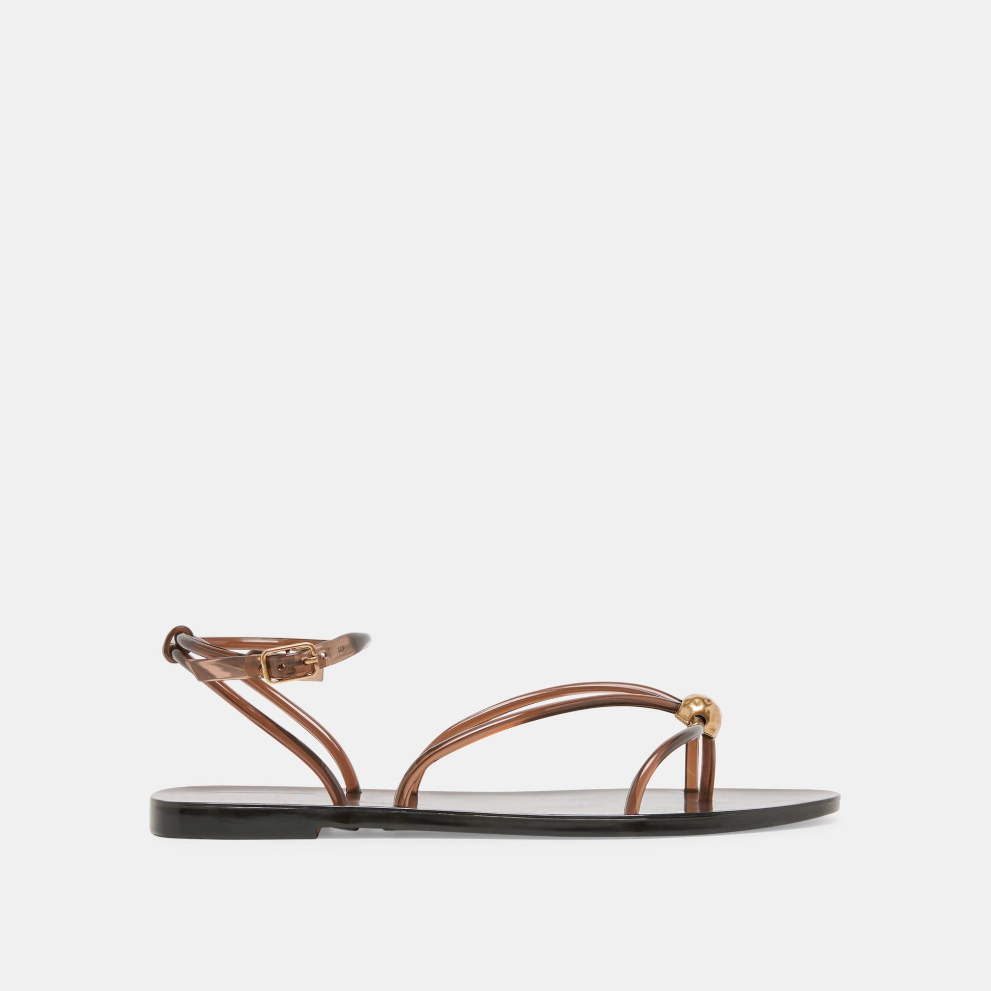 Kenley Vinyl Chocolate Jelly Sandals