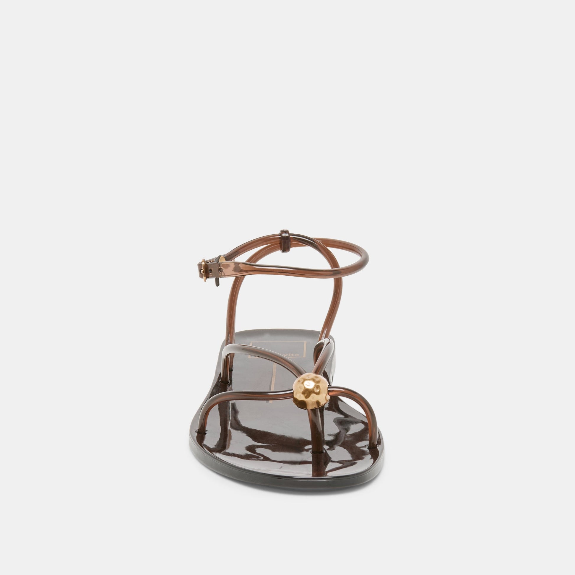 Kenley Vinyl Chocolate Jelly Sandals