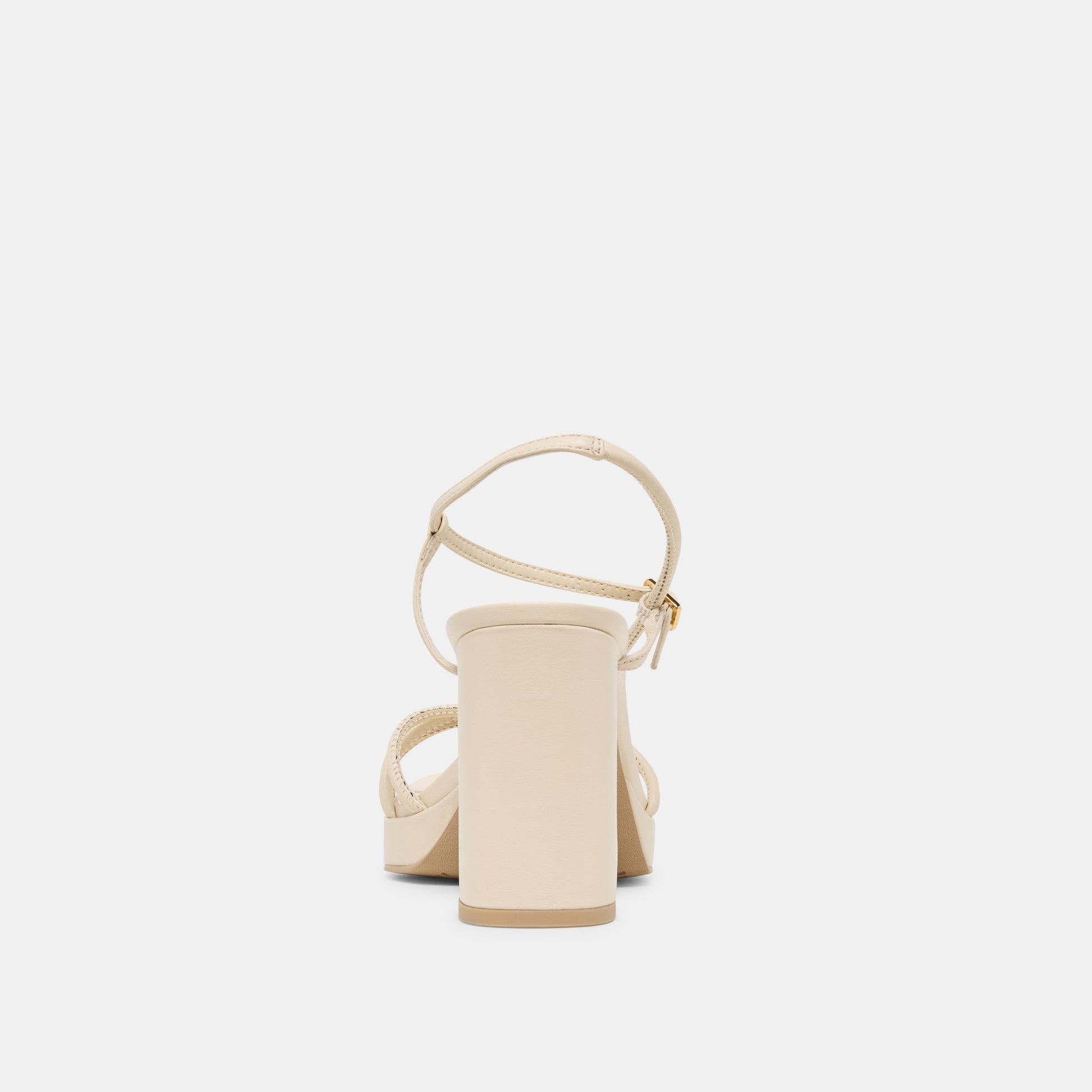 Odete Creme Leather Heels