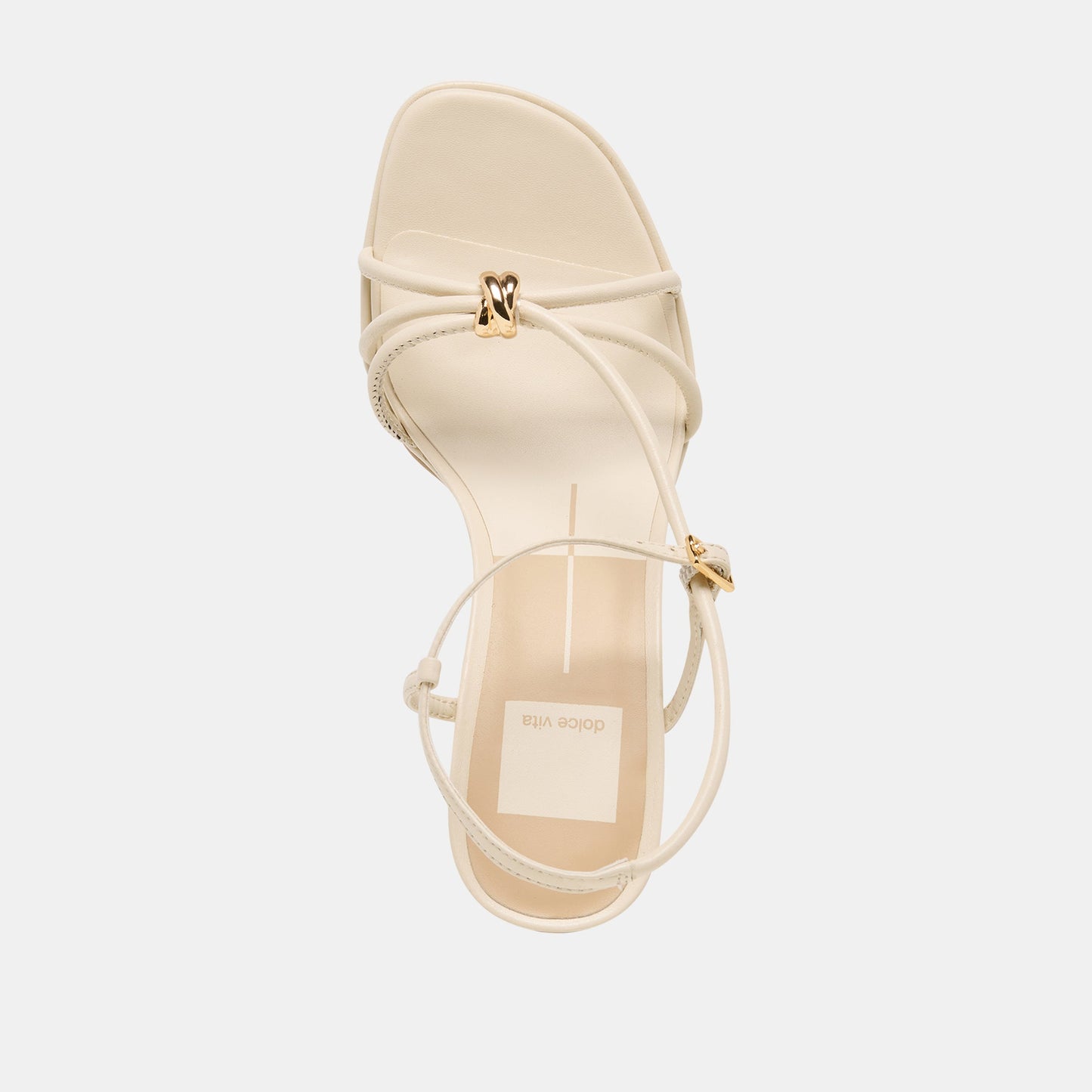Odete Creme Leather Heels