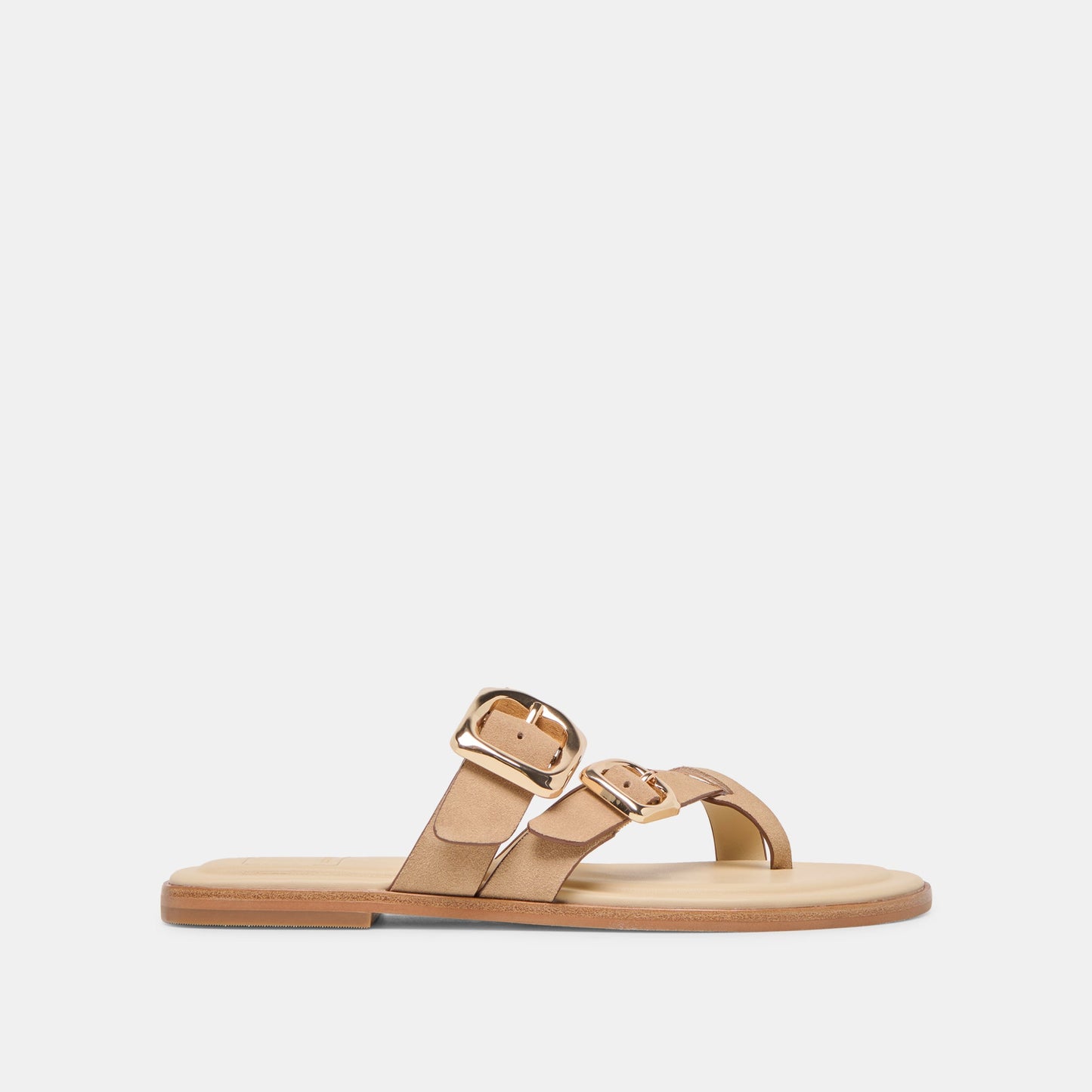 Shore Camel Suede Sandals