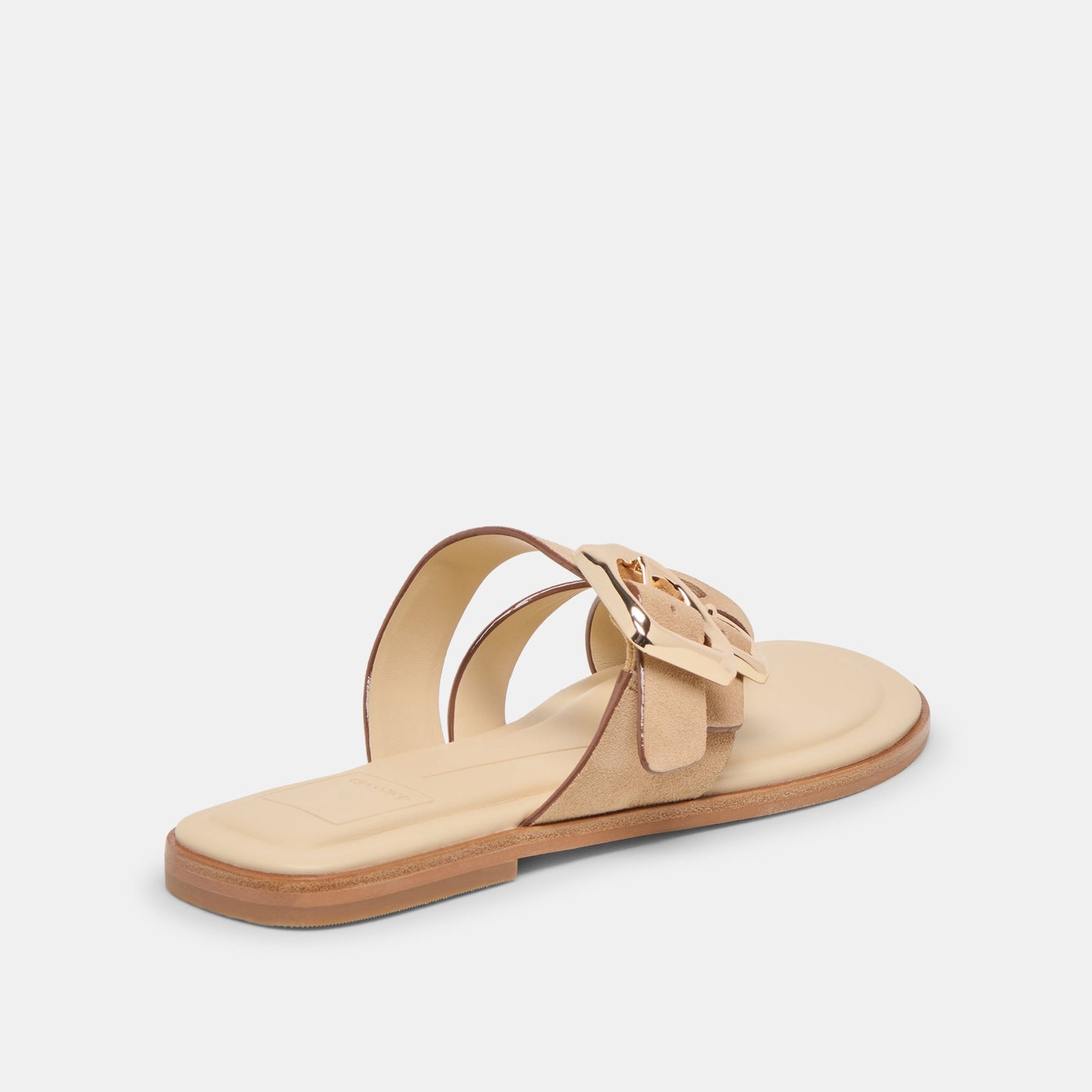 Shore Camel Suede Sandals
