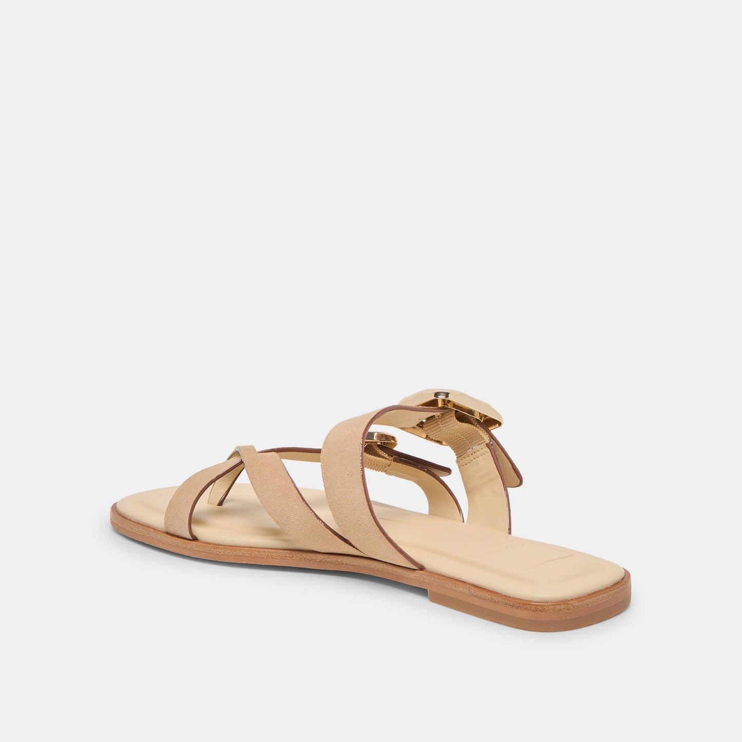 Shore Camel Suede Sandals