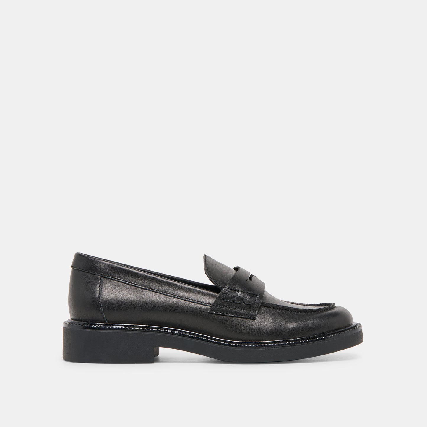 Tiggy Black Leather Loafers