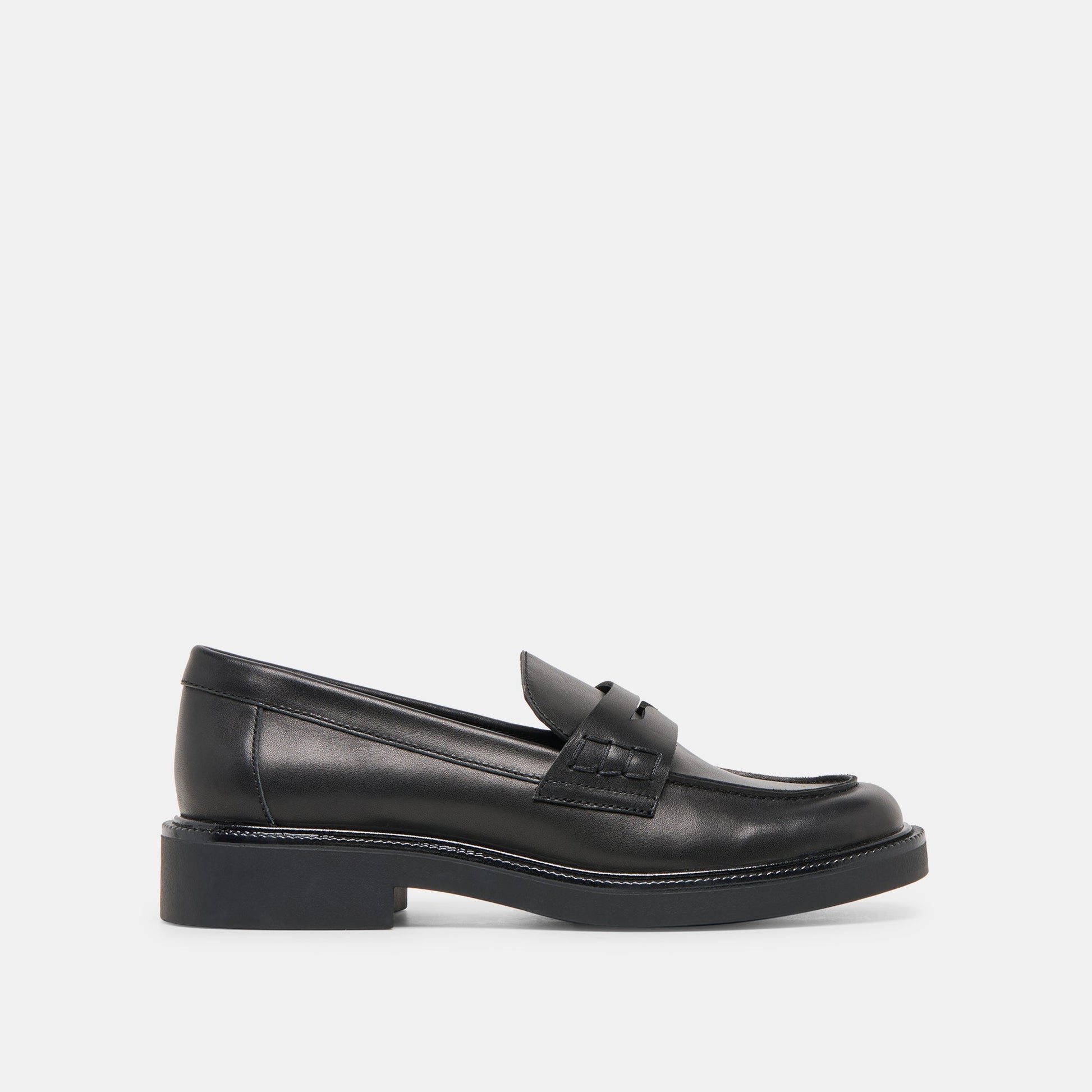 Tiggy Black Leather Loafers