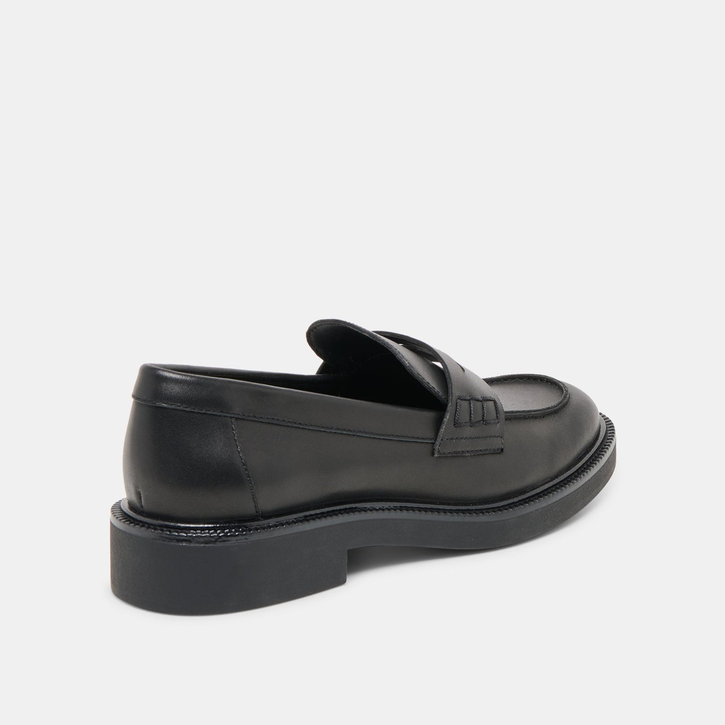 Tiggy Black Leather Loafers