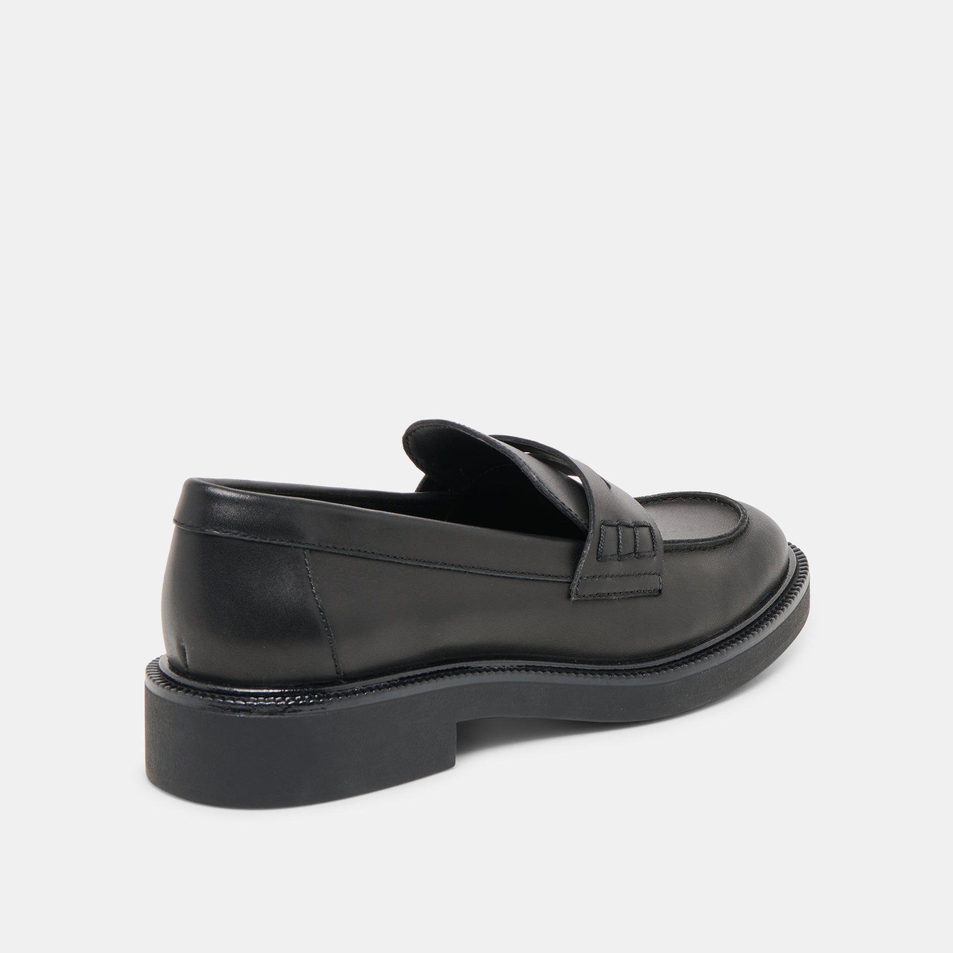 Tiggy Black Leather Loafers