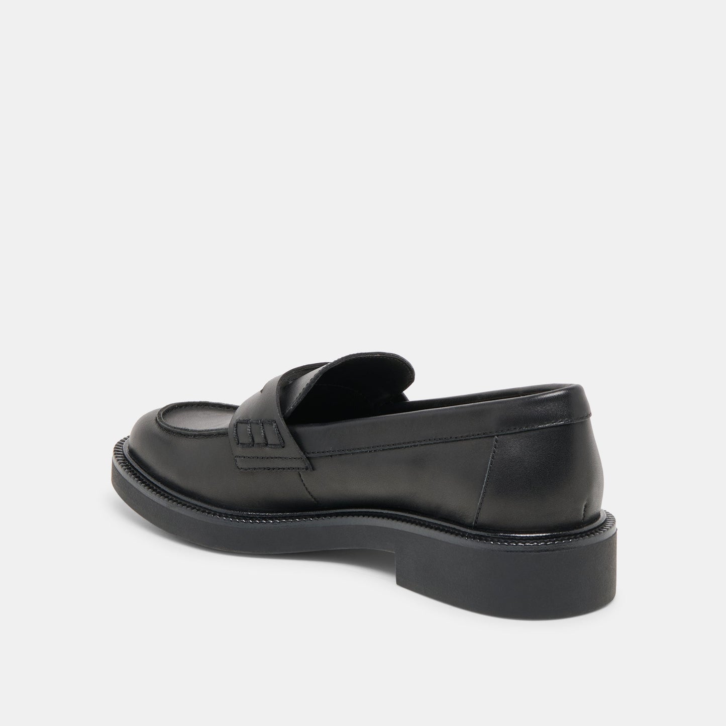 Tiggy Black Leather Loafers