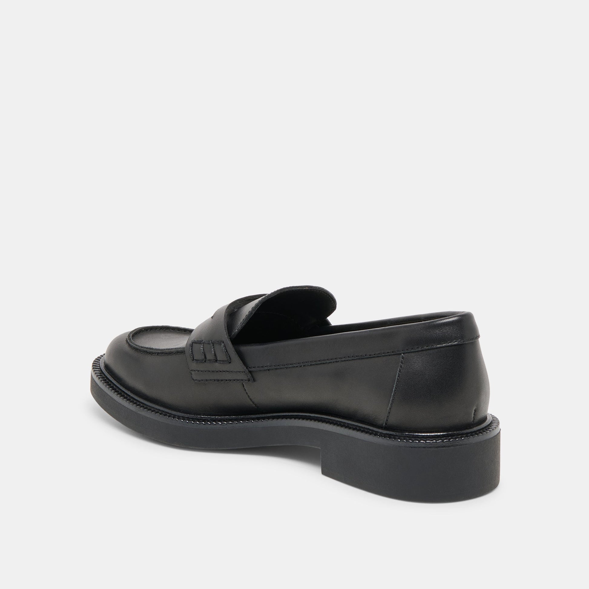 Tiggy Black Leather Loafers