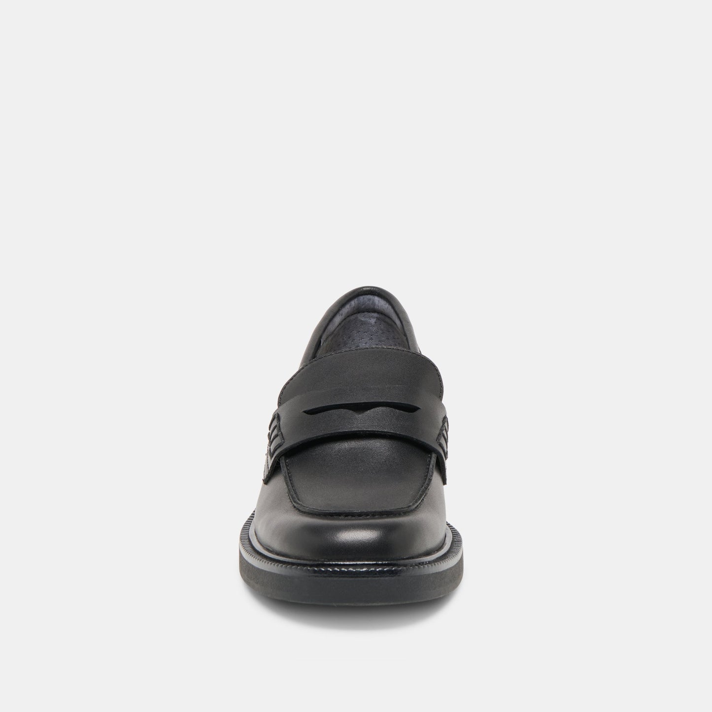 Tiggy Black Leather Loafers