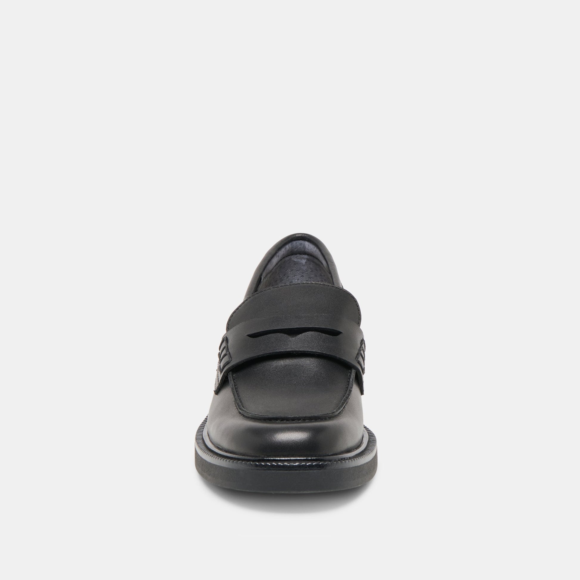 Tiggy Black Leather Loafers