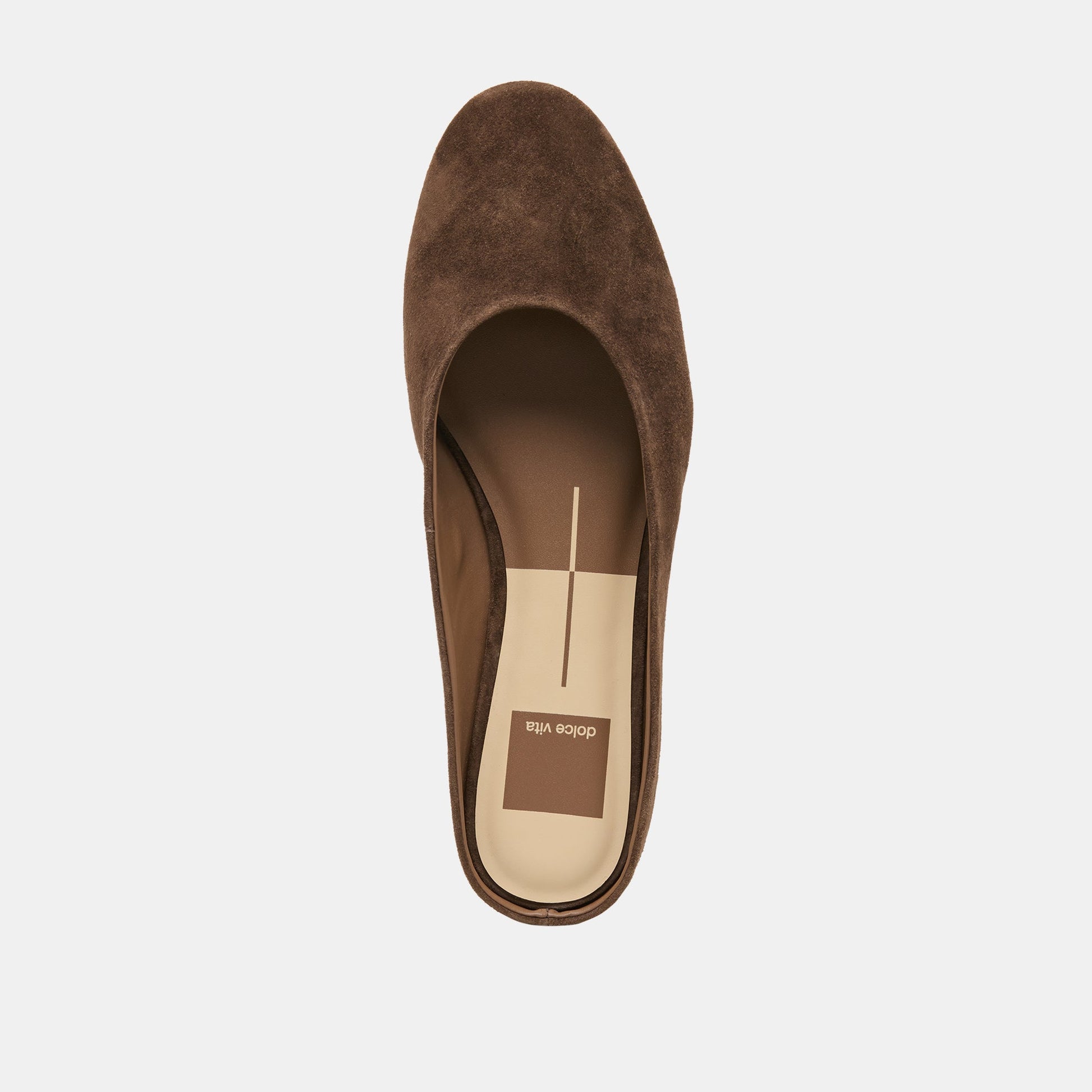 Eila Dk Brown Suede Flats