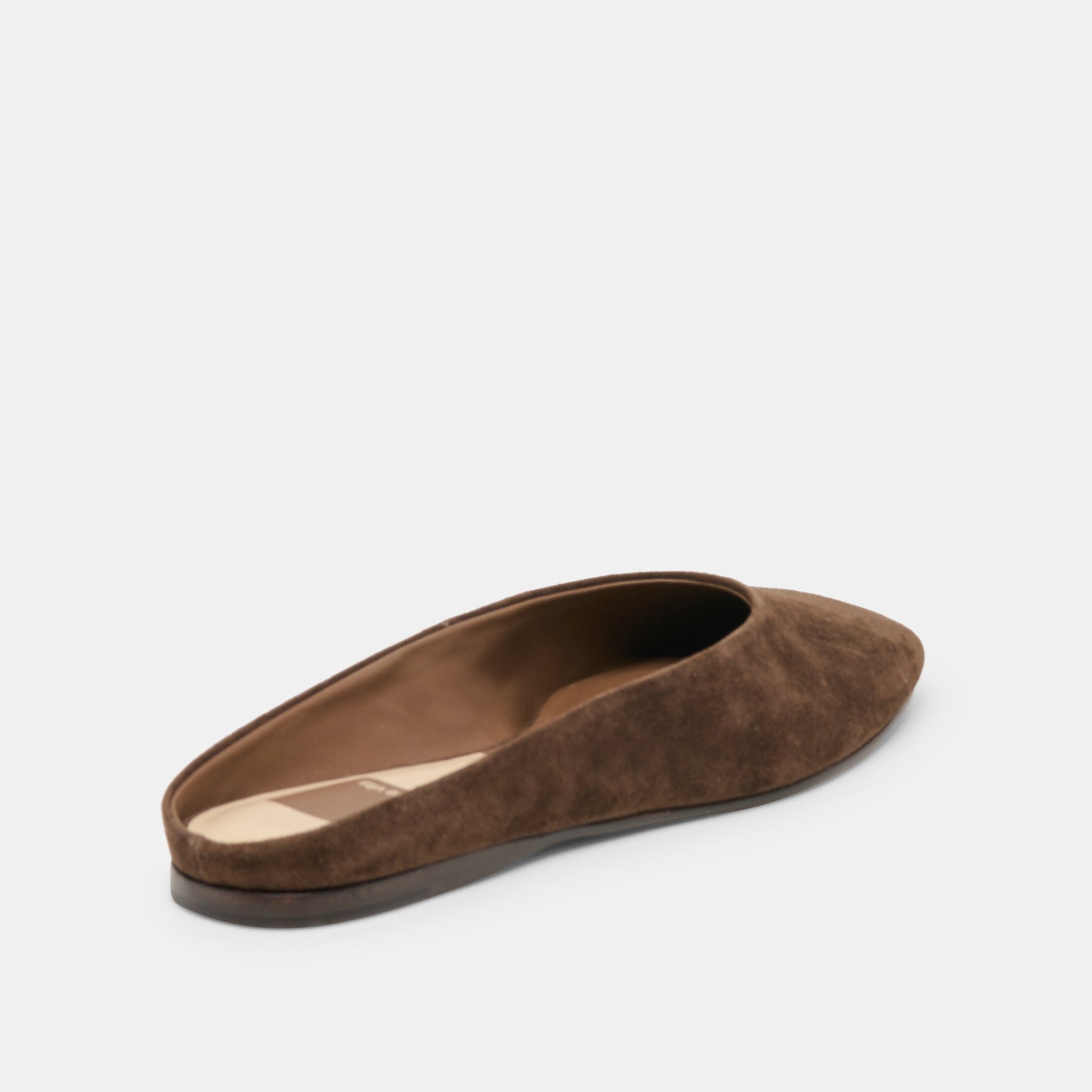 Eila Dk Brown Suede Flats