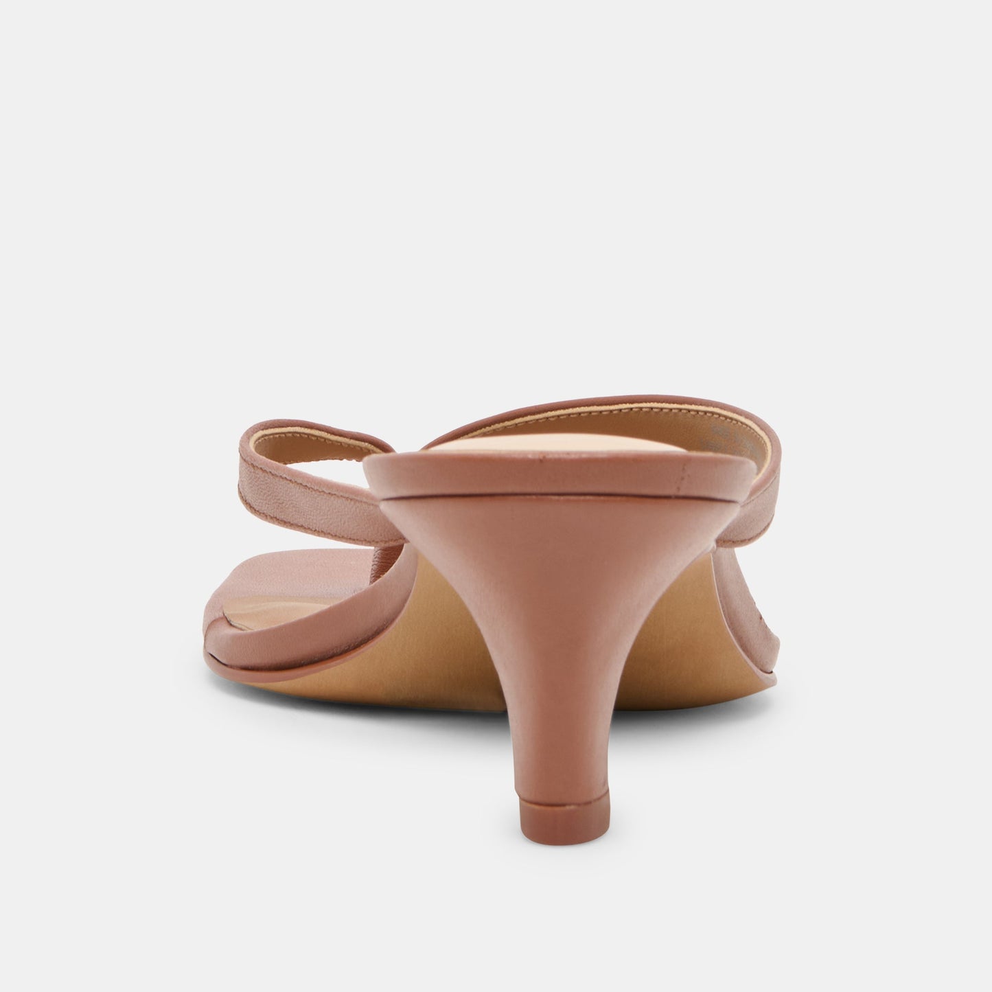 Ramia Cognac Leather Heels