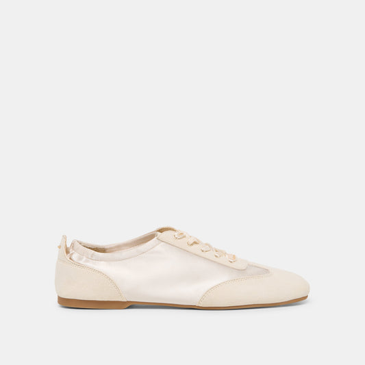 Itzy Vanilla Satin Sneakers