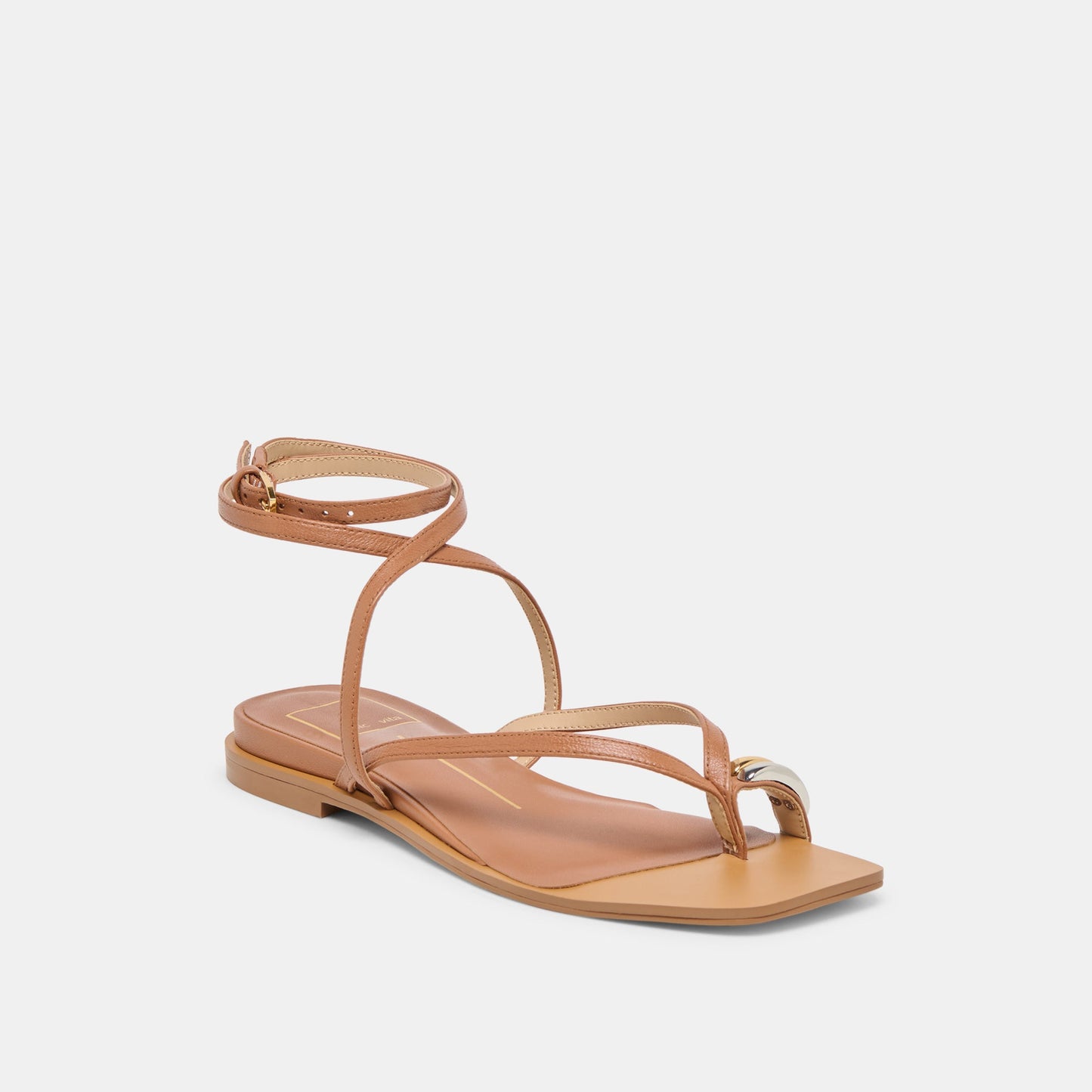 Tyrice Espresso Leather Sandals