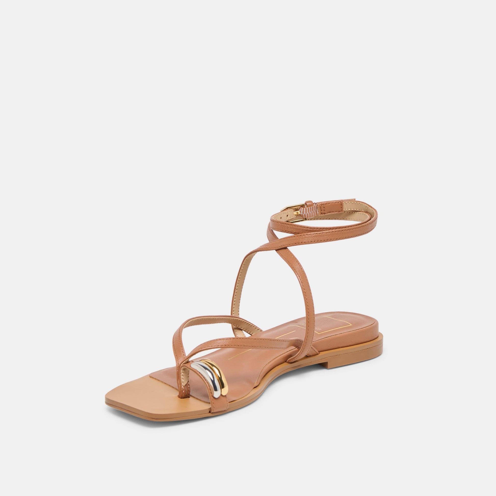 Tyrice Espresso Leather Sandals