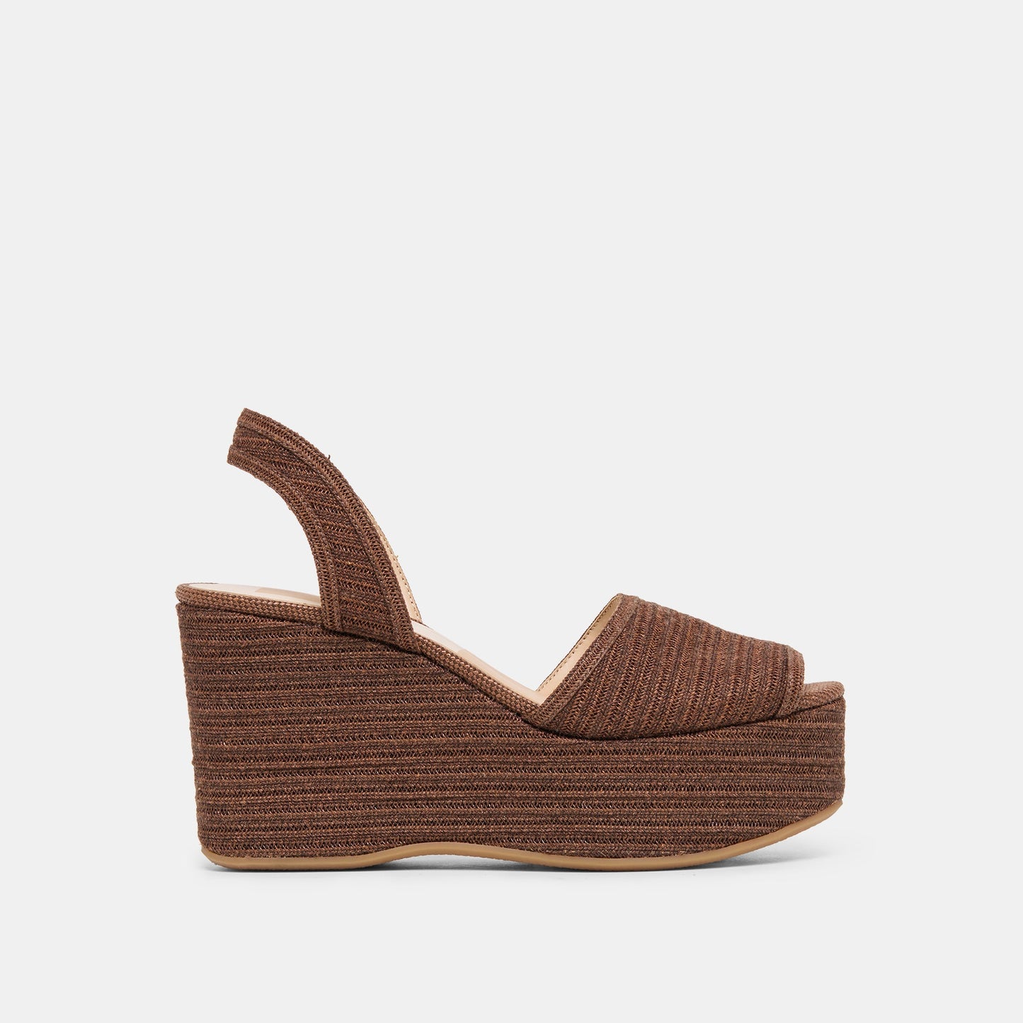 Akera Cocoa Raffia Wedges