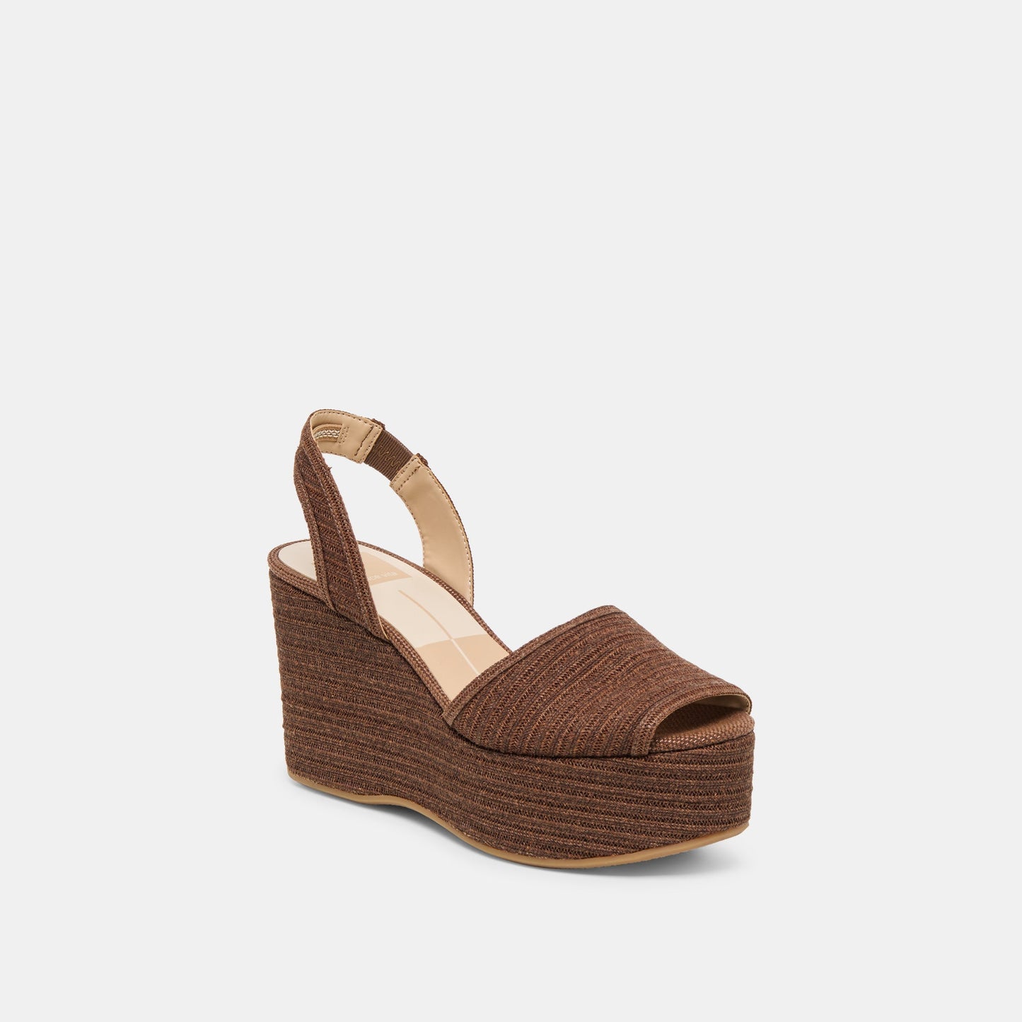 Akera Cocoa Raffia Wedges