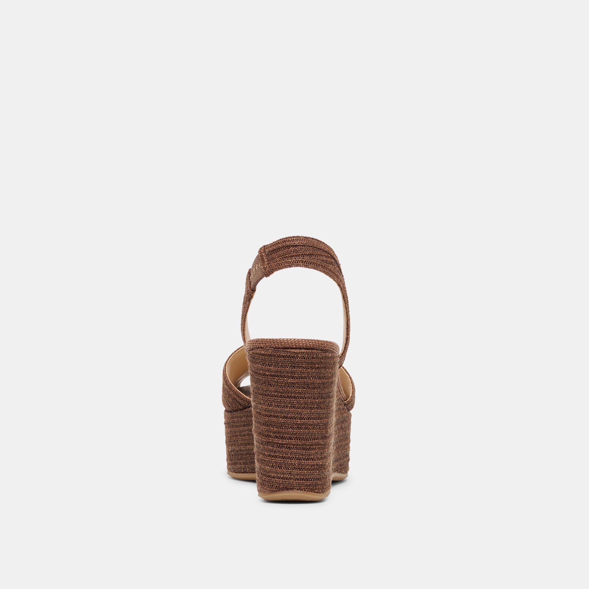 Akera Cocoa Raffia Wedges