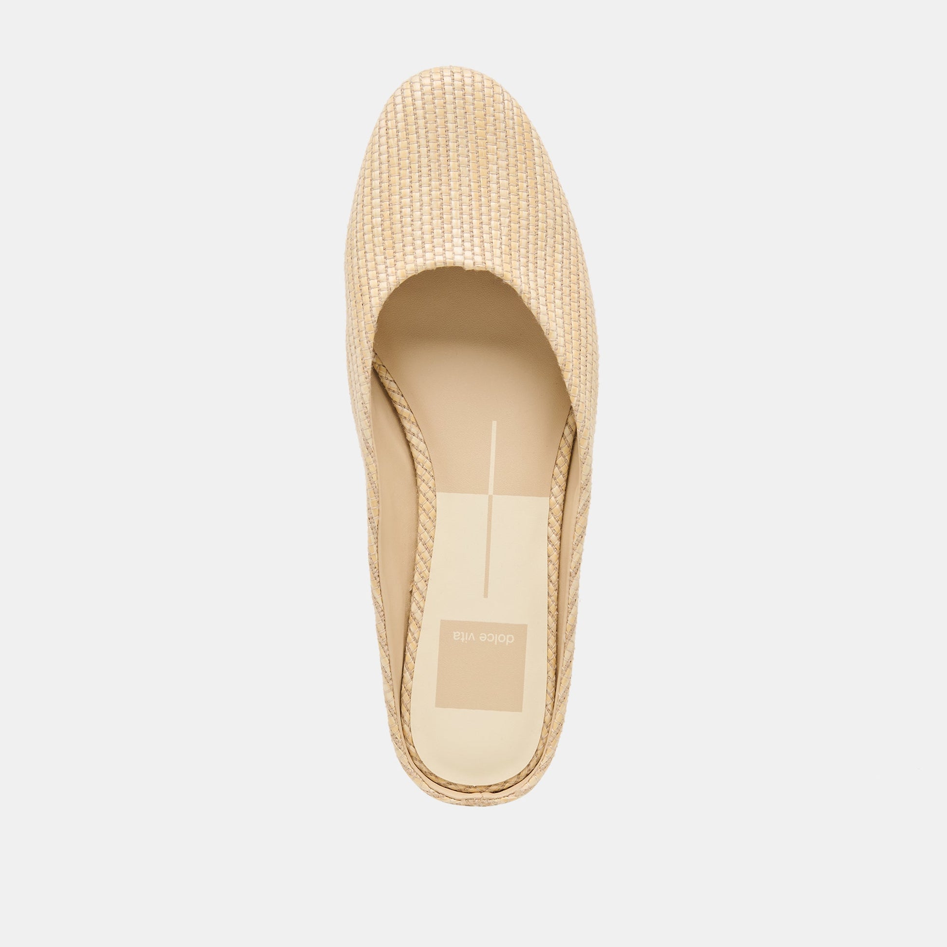 Eila Lt Natural Raffia Flats