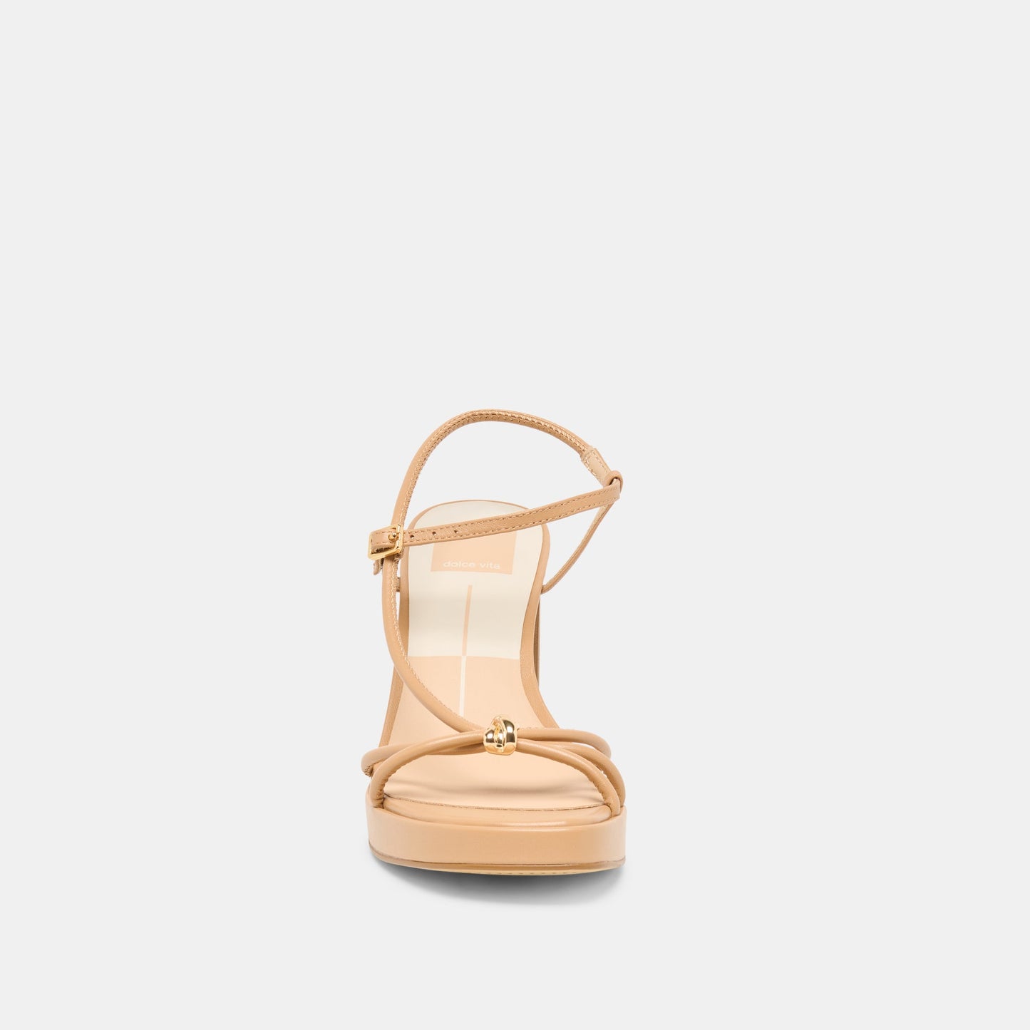 Odete Lt Tan Leather Heels