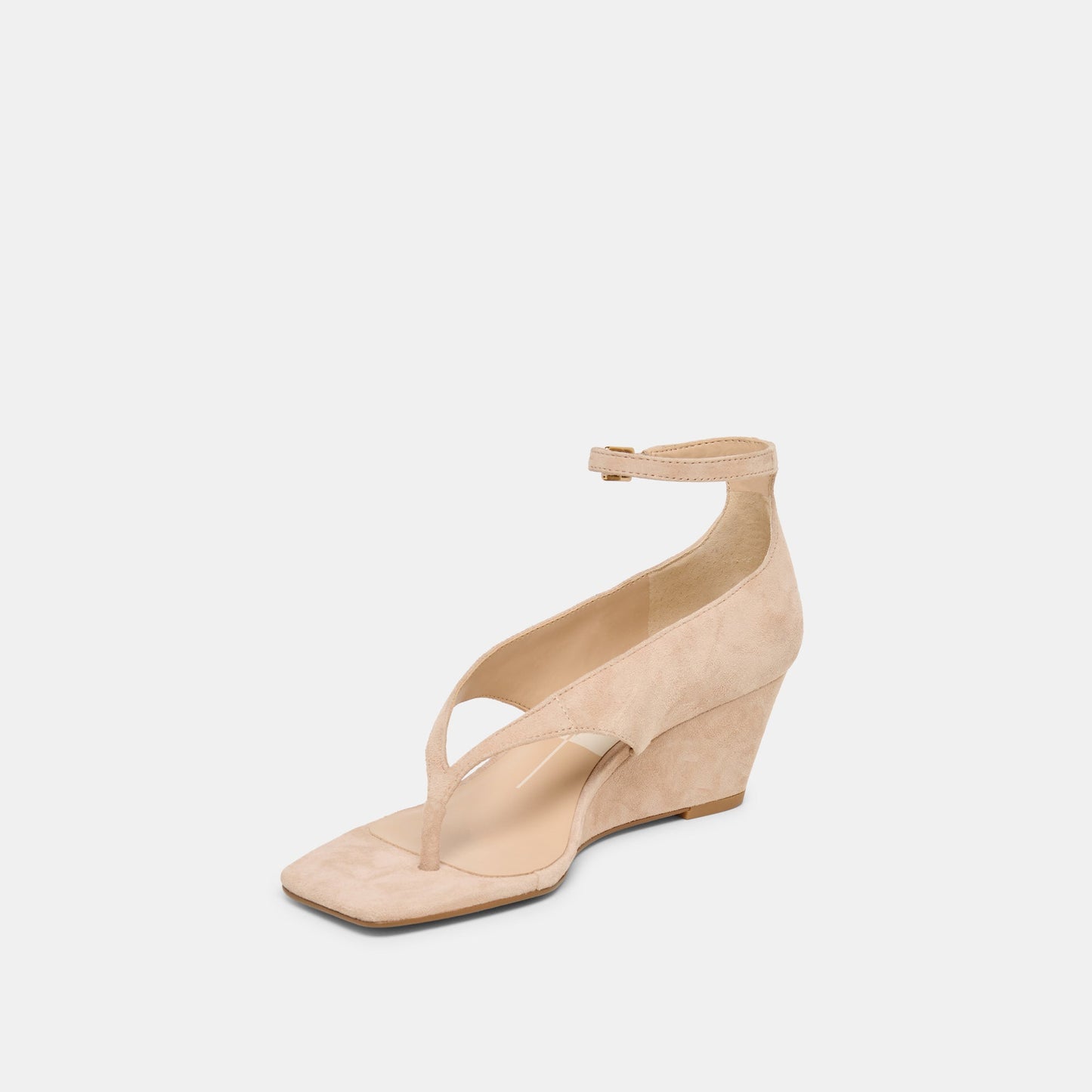 Quinny Bamboo Suede Wedges