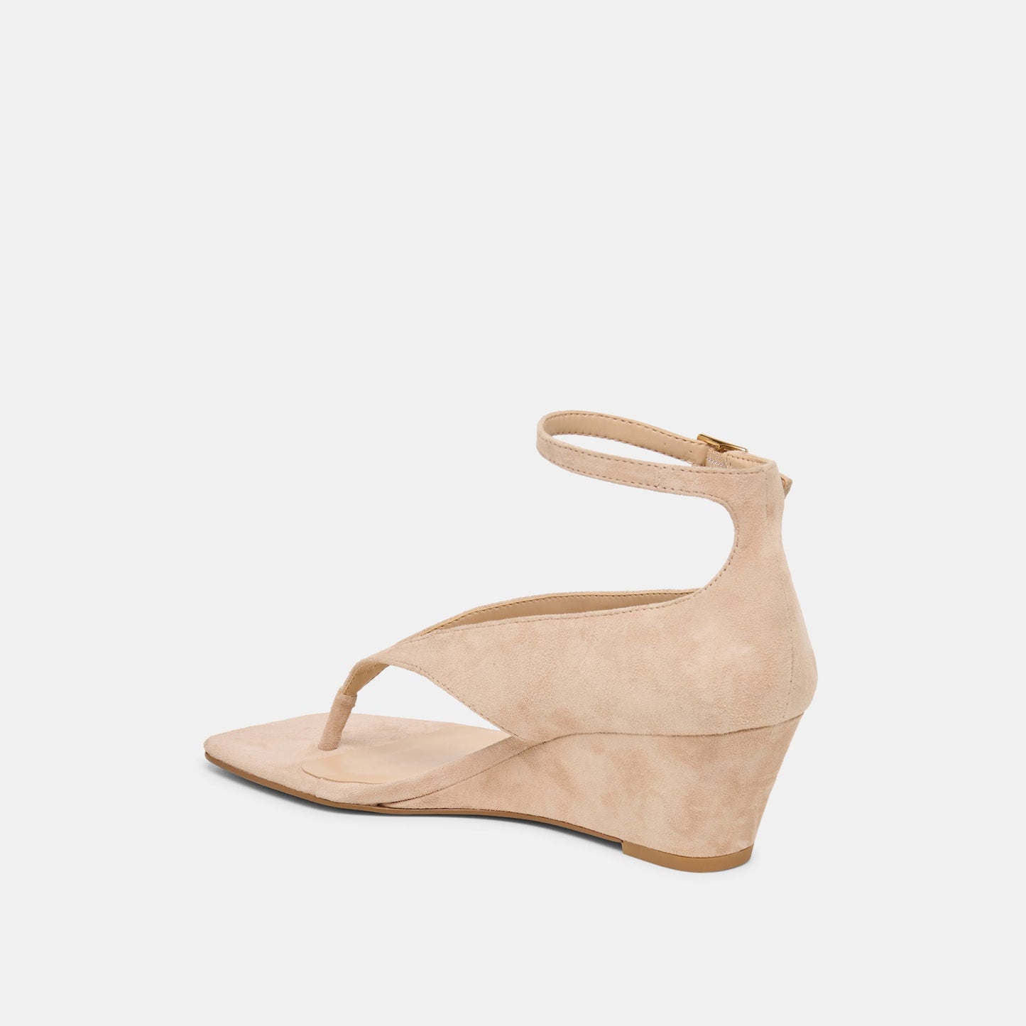 Quinny Bamboo Suede Wedges