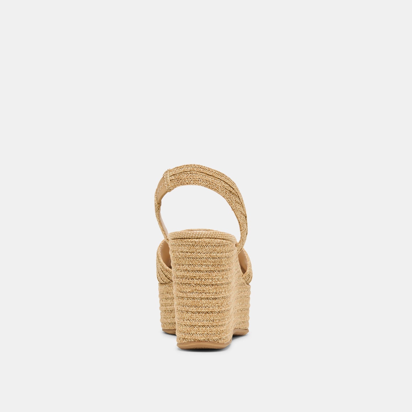 Akera Natural Raffia Wedges