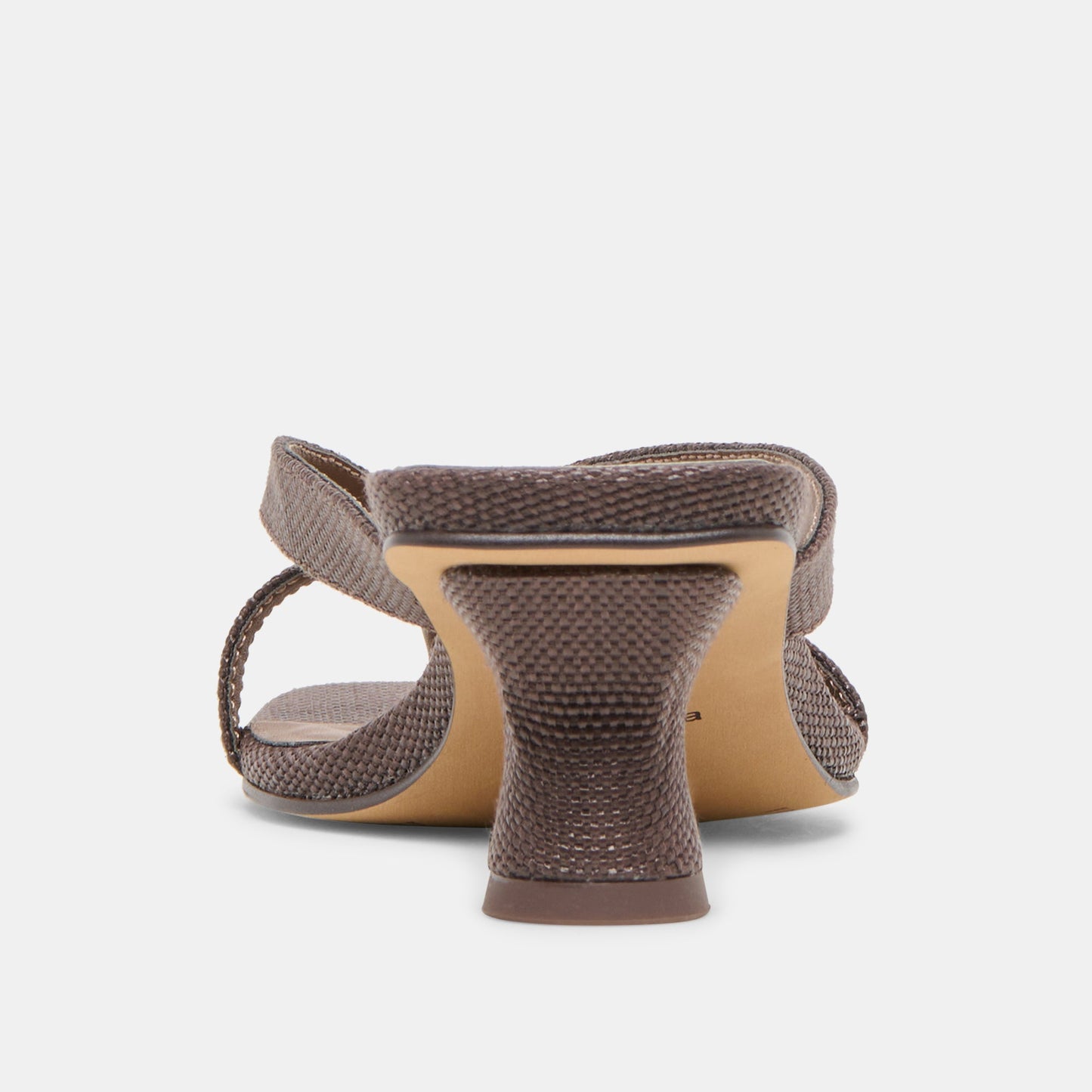 Brevel Chocolate Raffia Heels
