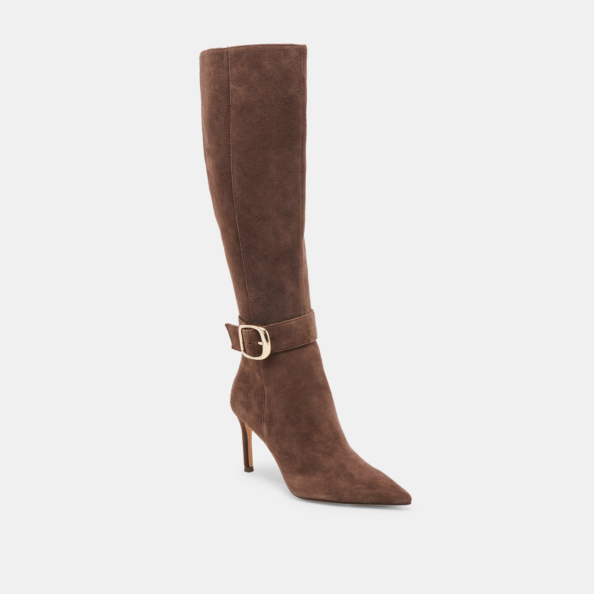 KINZY BOOTS DK BROWN SUEDE
 – Dolce Vita