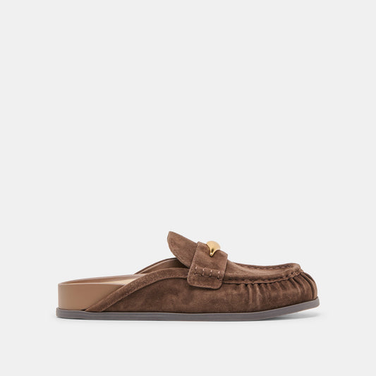 Jodero Dk Brown Suede Flats