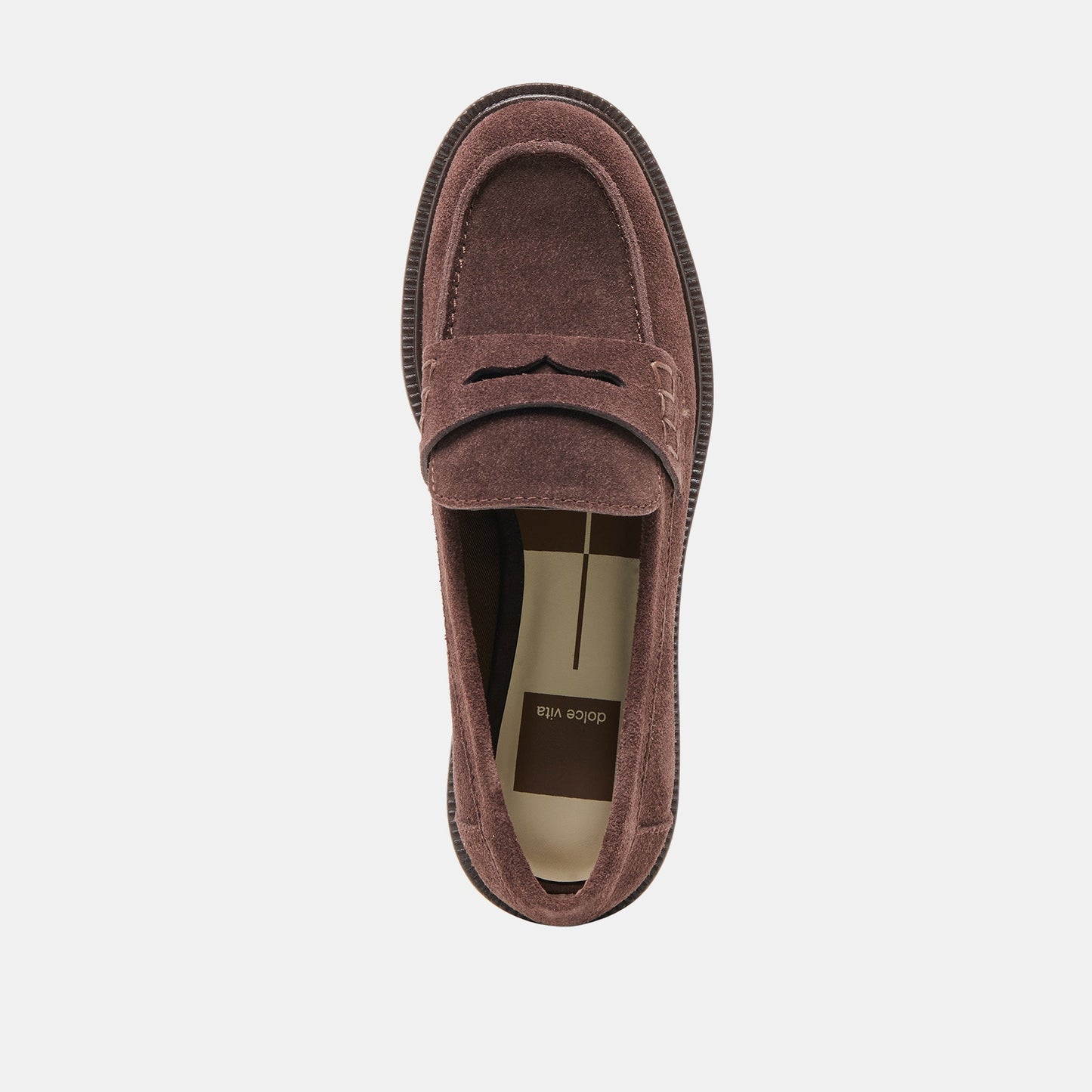 Tiggy Mahogany Suede Loafers