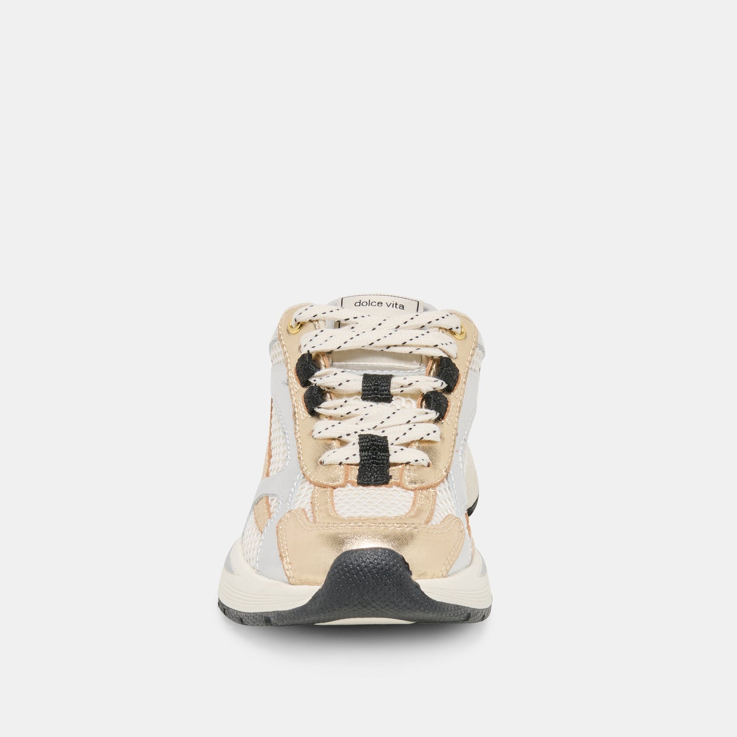 SWAYZY Metallic Multi Leather Platform Slip-on Sneakers