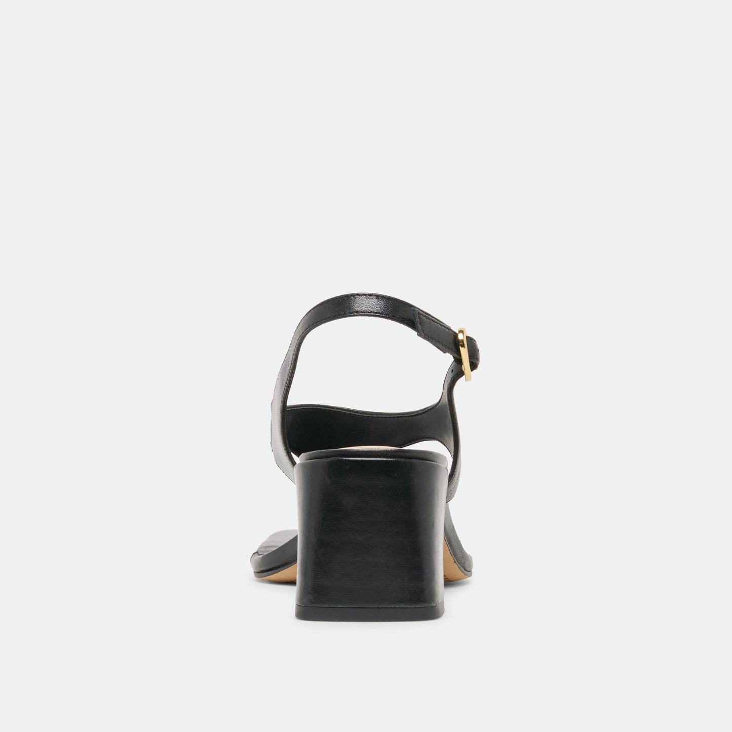Yves Black Leather Heels