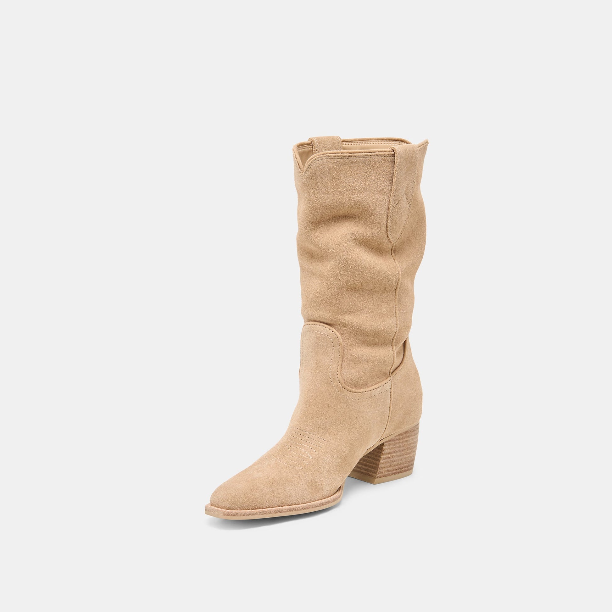 Vergil Camel Suede Boots