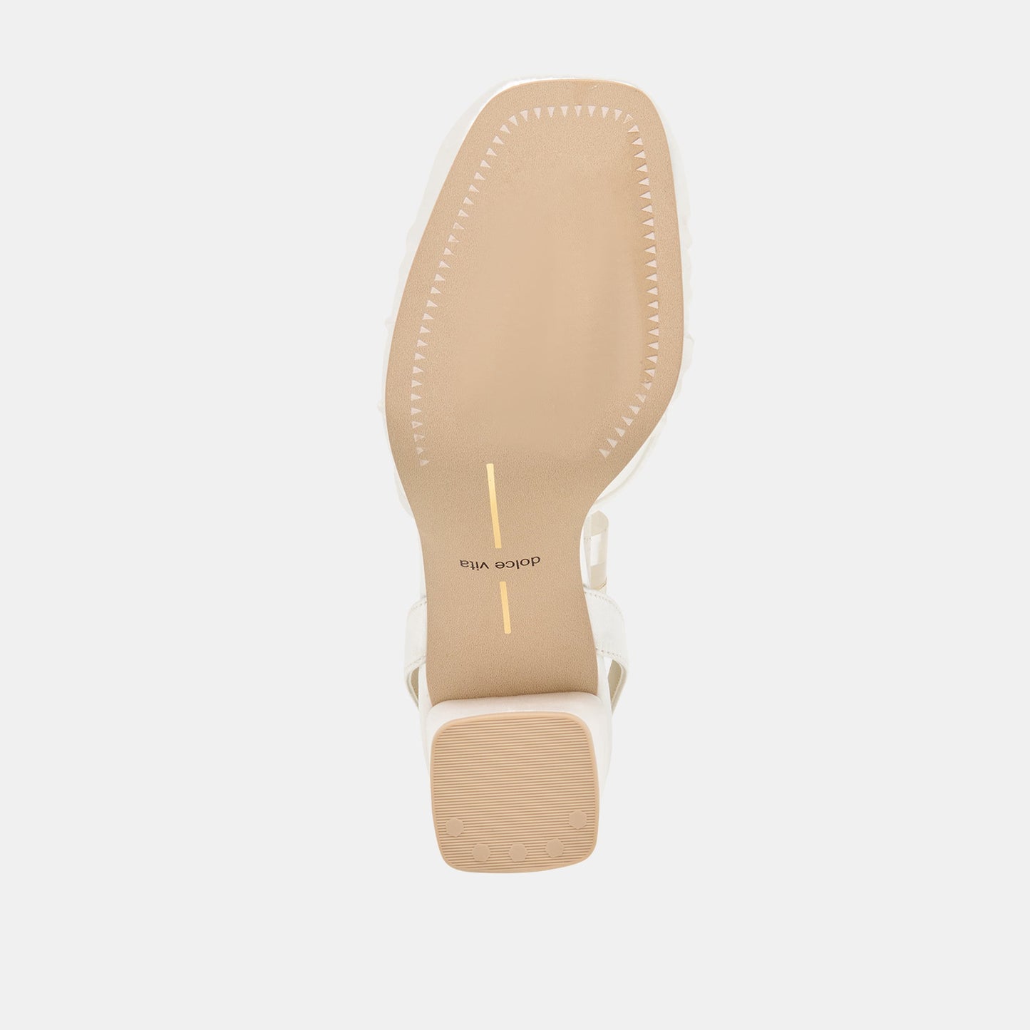 Tisha True White Satin Heels