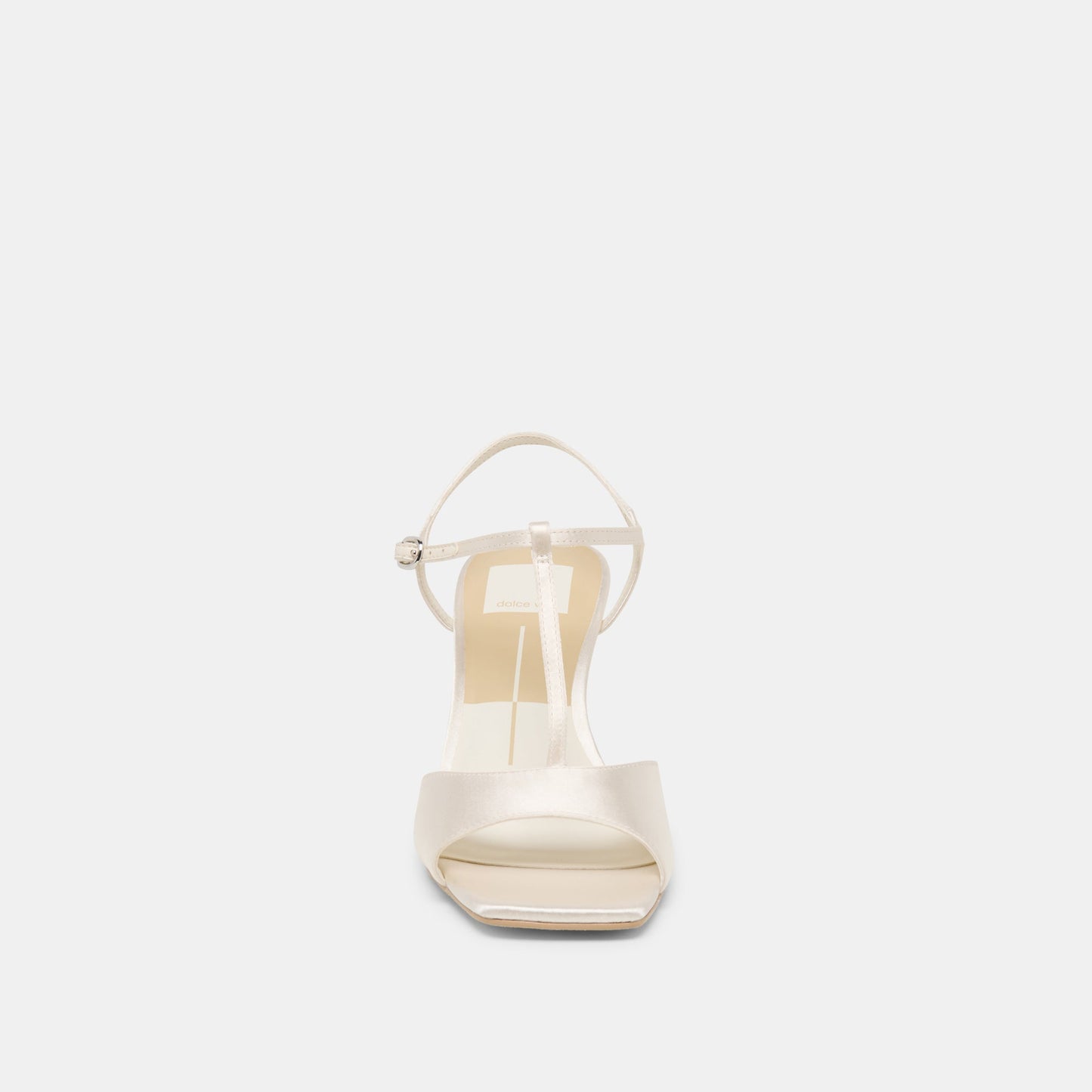 Hilery Off White Satin Heels