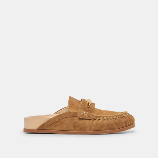 Jodero Lt Brown Suede Flats
