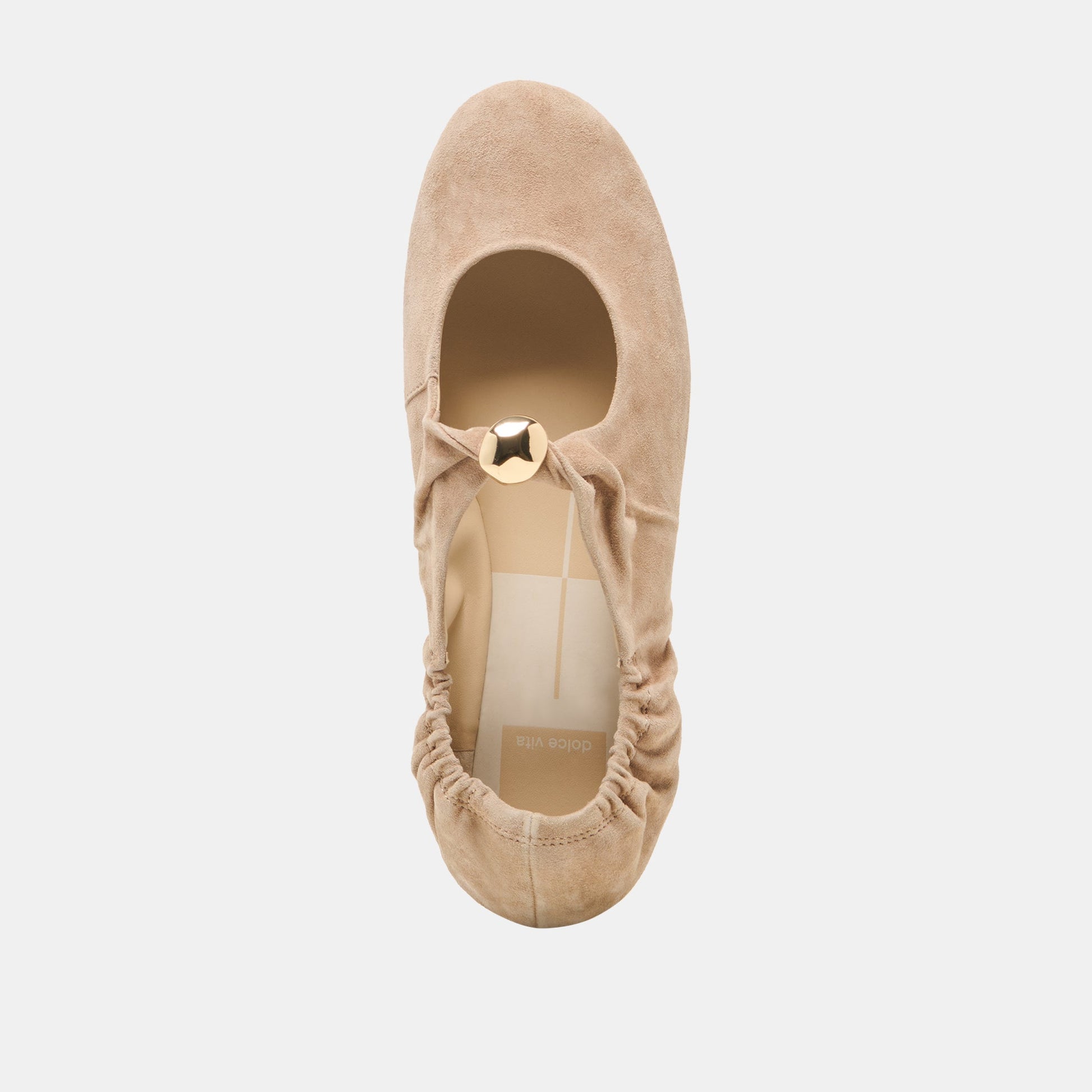 Cornel Camel Suede Flats