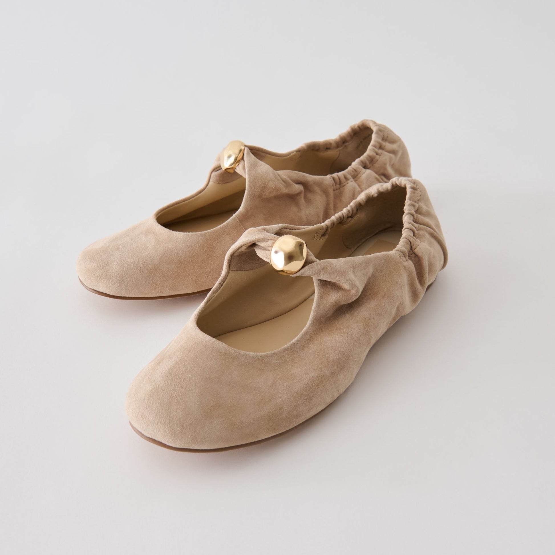 Cornel Camel Suede Flats