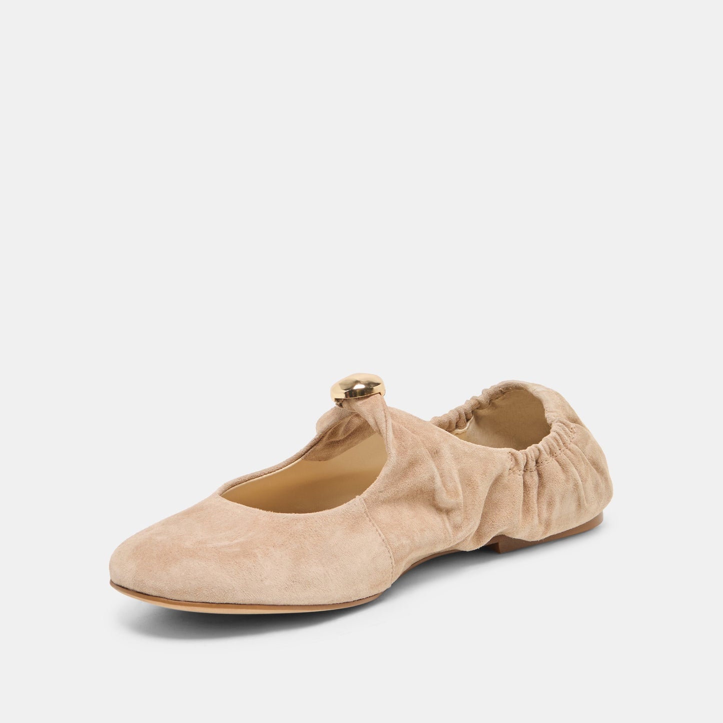 Cornel Camel Suede Flats