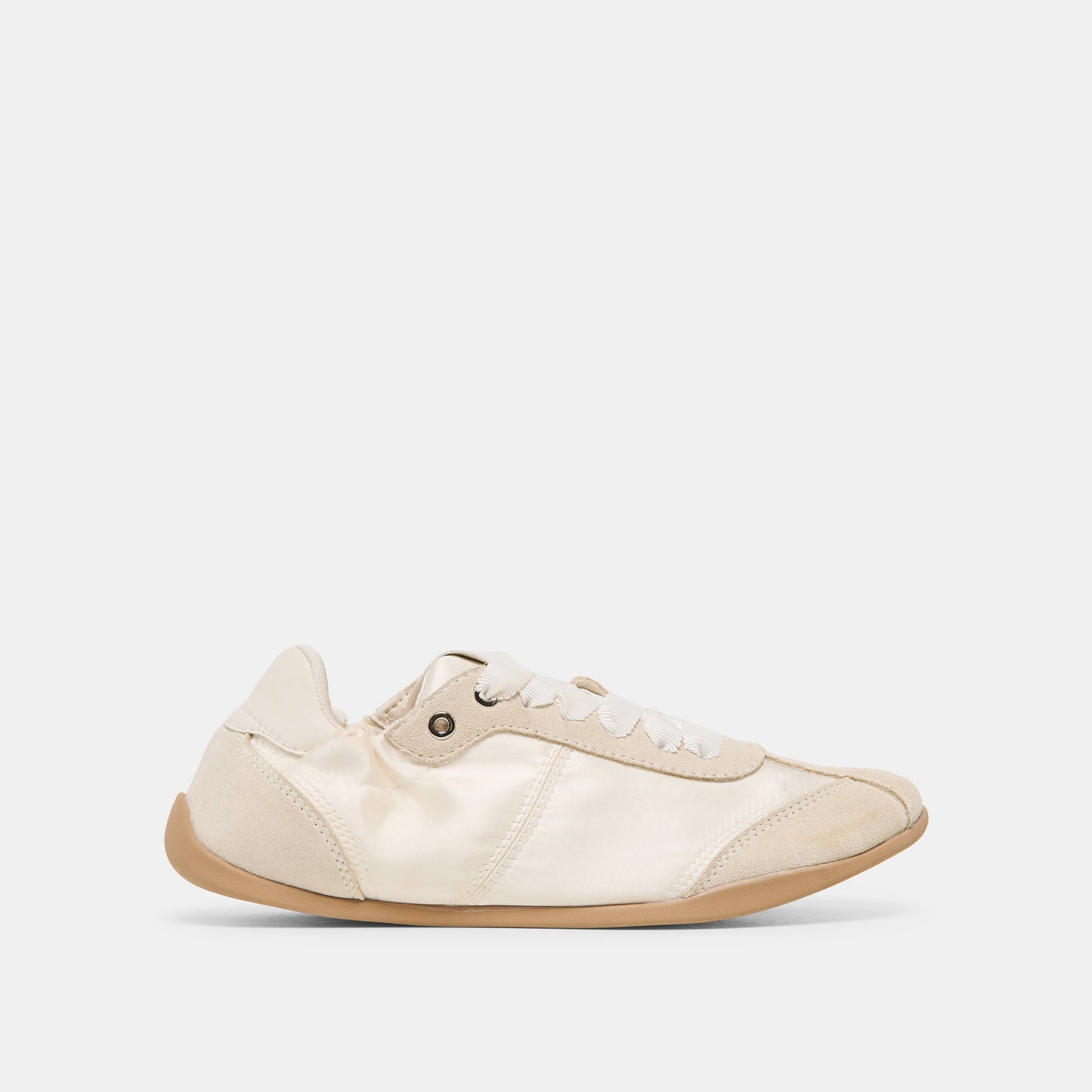 Dakoda Off White Satin Sneakers