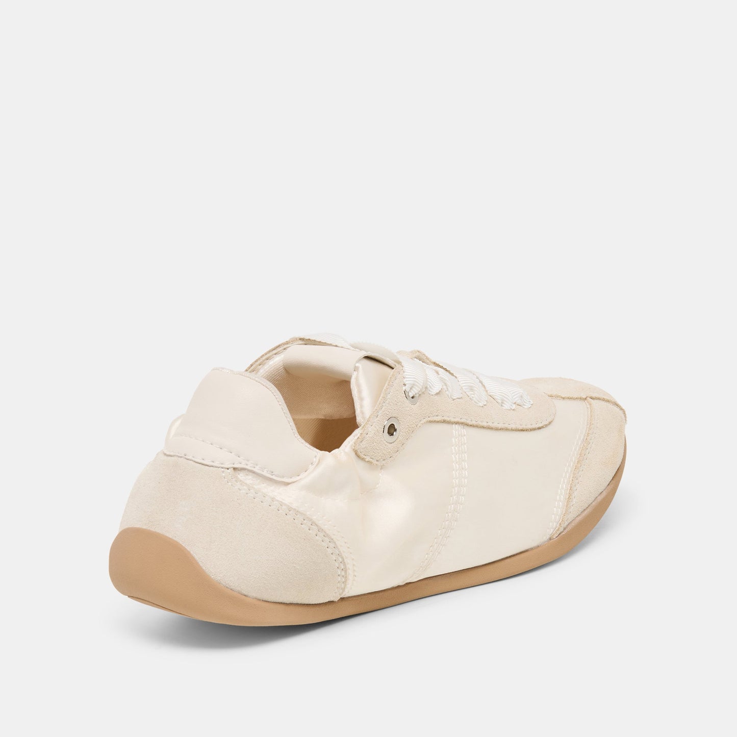 Dakoda Off White Satin Sneakers