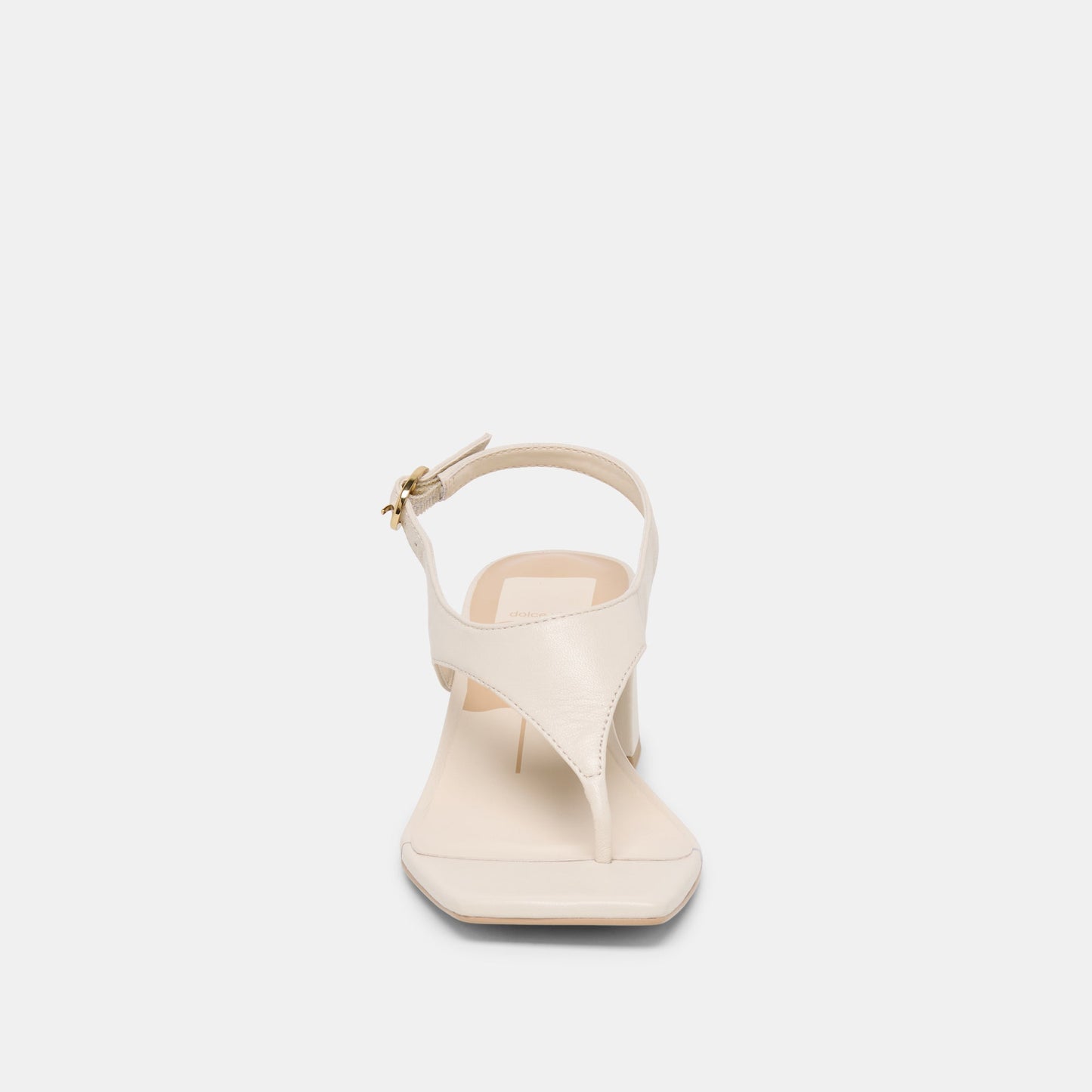 Yves Ivory Leather Heels