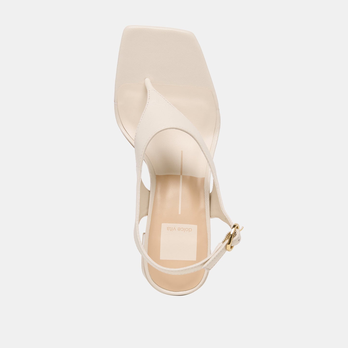 Yves Ivory Leather Heels